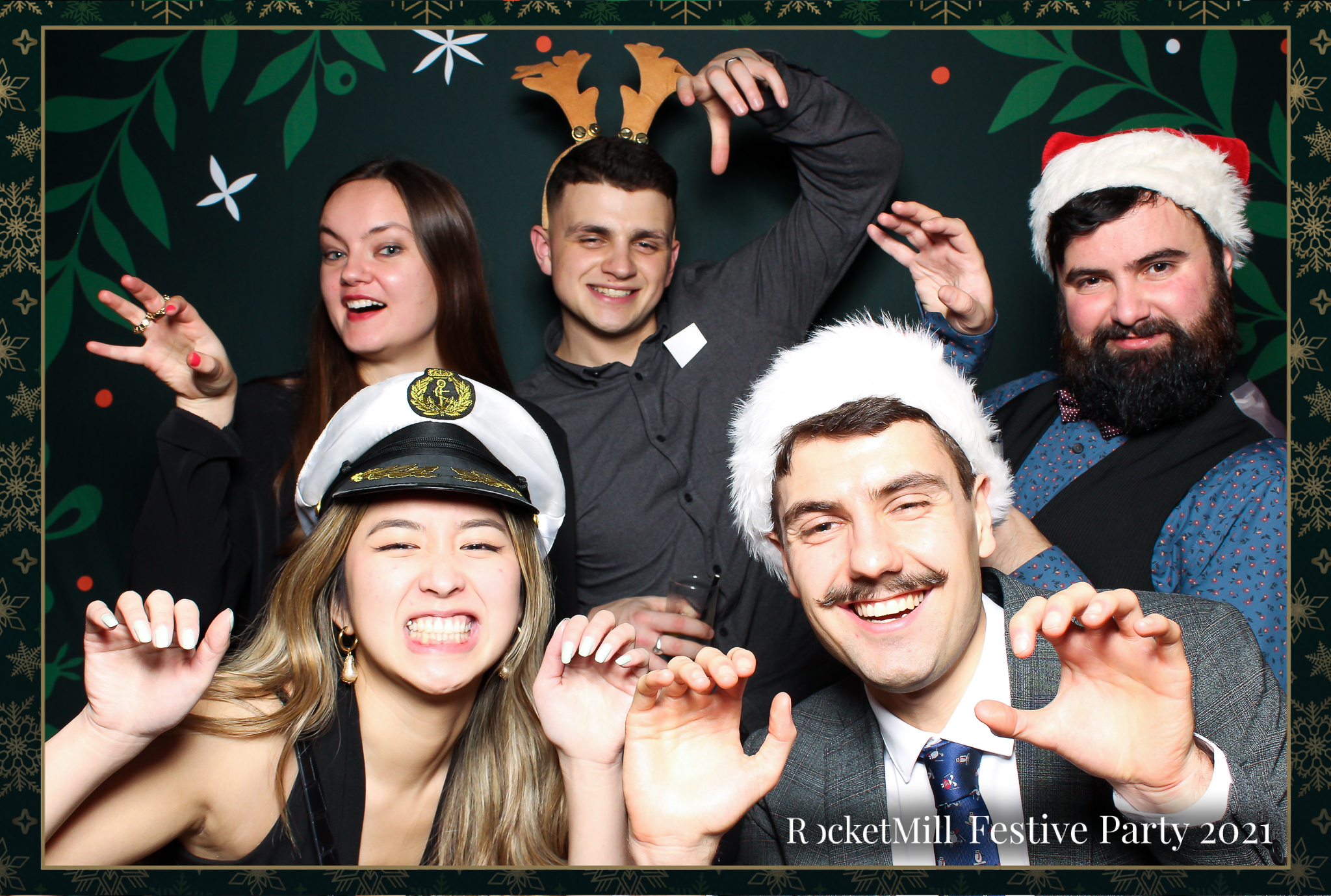 RocketMill Christmas Party 2021 | View more photos from the event at gallery.freshbooths.com/u/FreshBooths/RocketMill-Christmas-Party-2021