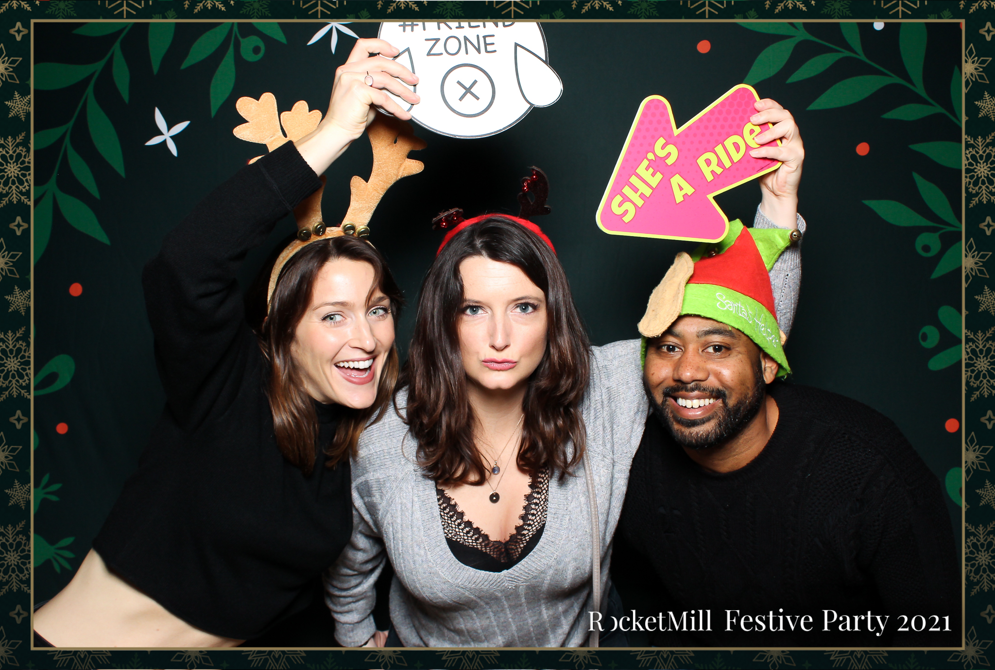 RocketMill Christmas Party 2021 | View more photos from the event at gallery.freshbooths.com/u/FreshBooths/RocketMill-Christmas-Party-2021