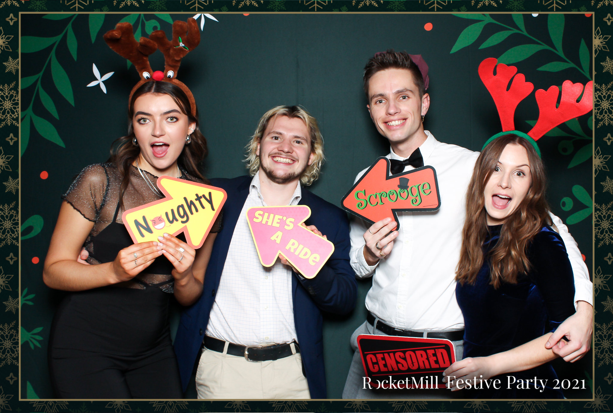 RocketMill Christmas Party 2021 | View more photos from the event at gallery.freshbooths.com/u/FreshBooths/RocketMill-Christmas-Party-2021