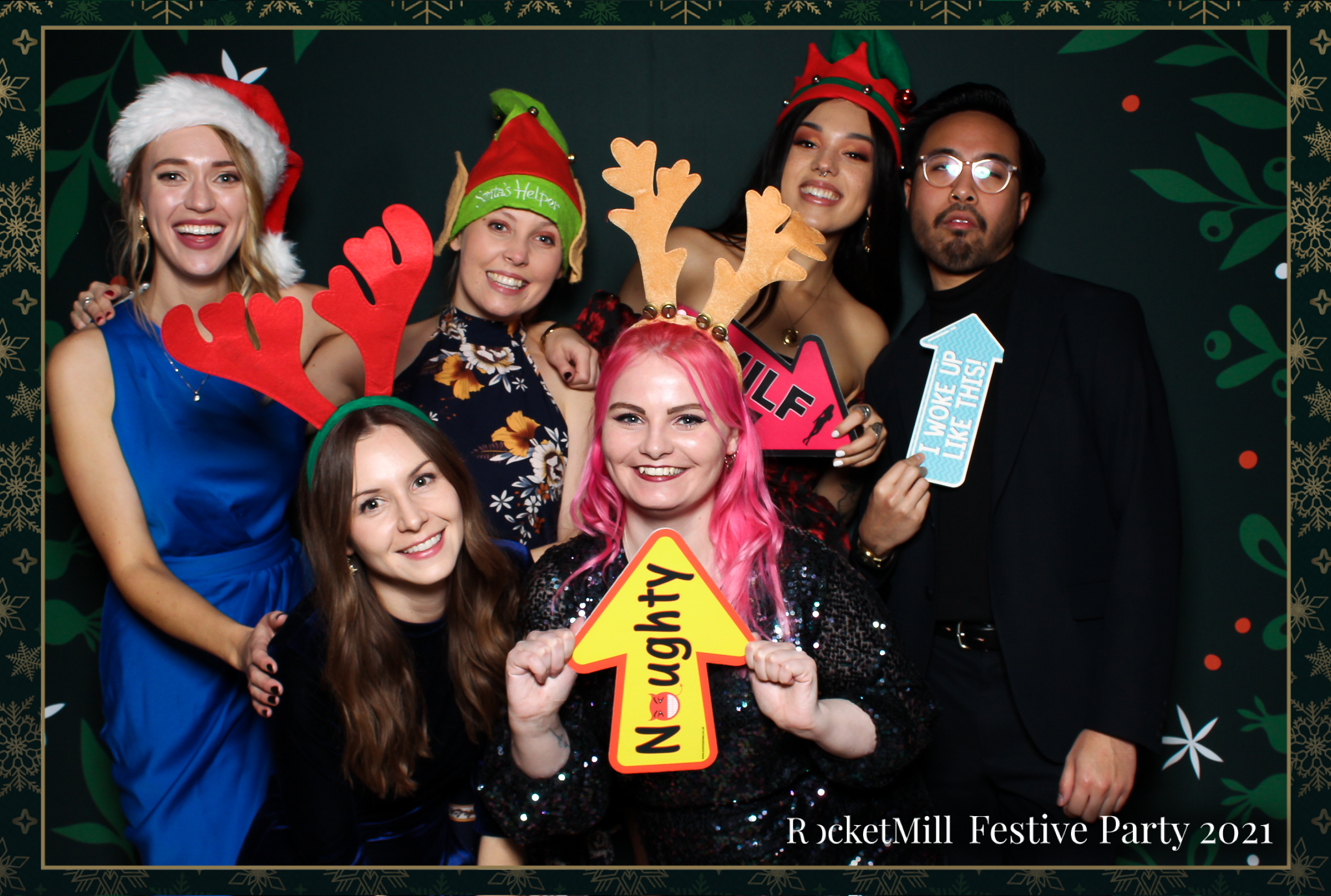 RocketMill Christmas Party 2021 | View more photos from the event at gallery.freshbooths.com/u/FreshBooths/RocketMill-Christmas-Party-2021
