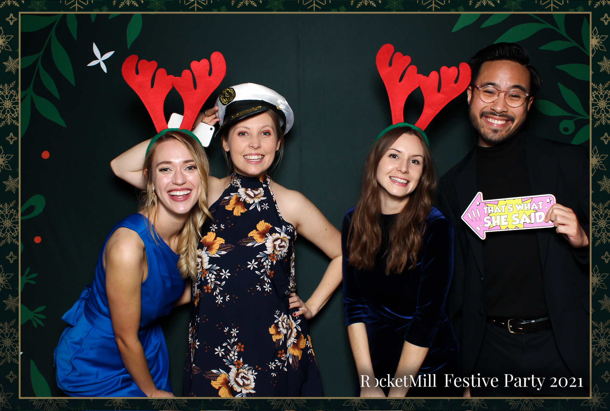 RocketMill Christmas Party 2021 | View more photos from the event at gallery.freshbooths.com/u/FreshBooths/RocketMill-Christmas-Party-2021