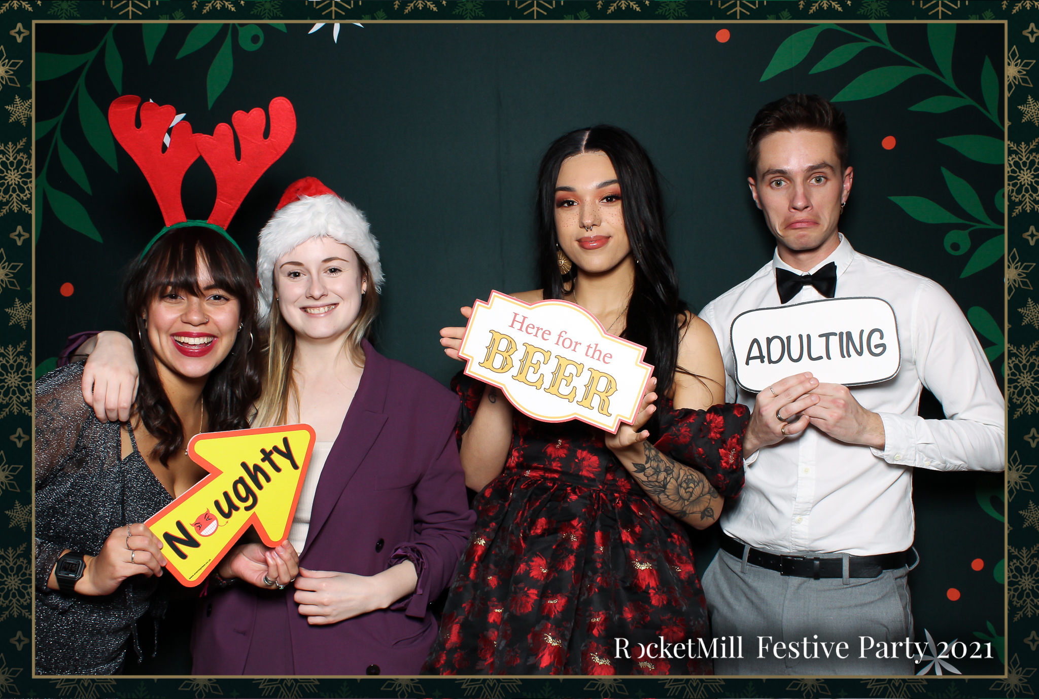 RocketMill Christmas Party 2021 | View more photos from the event at gallery.freshbooths.com/u/FreshBooths/RocketMill-Christmas-Party-2021