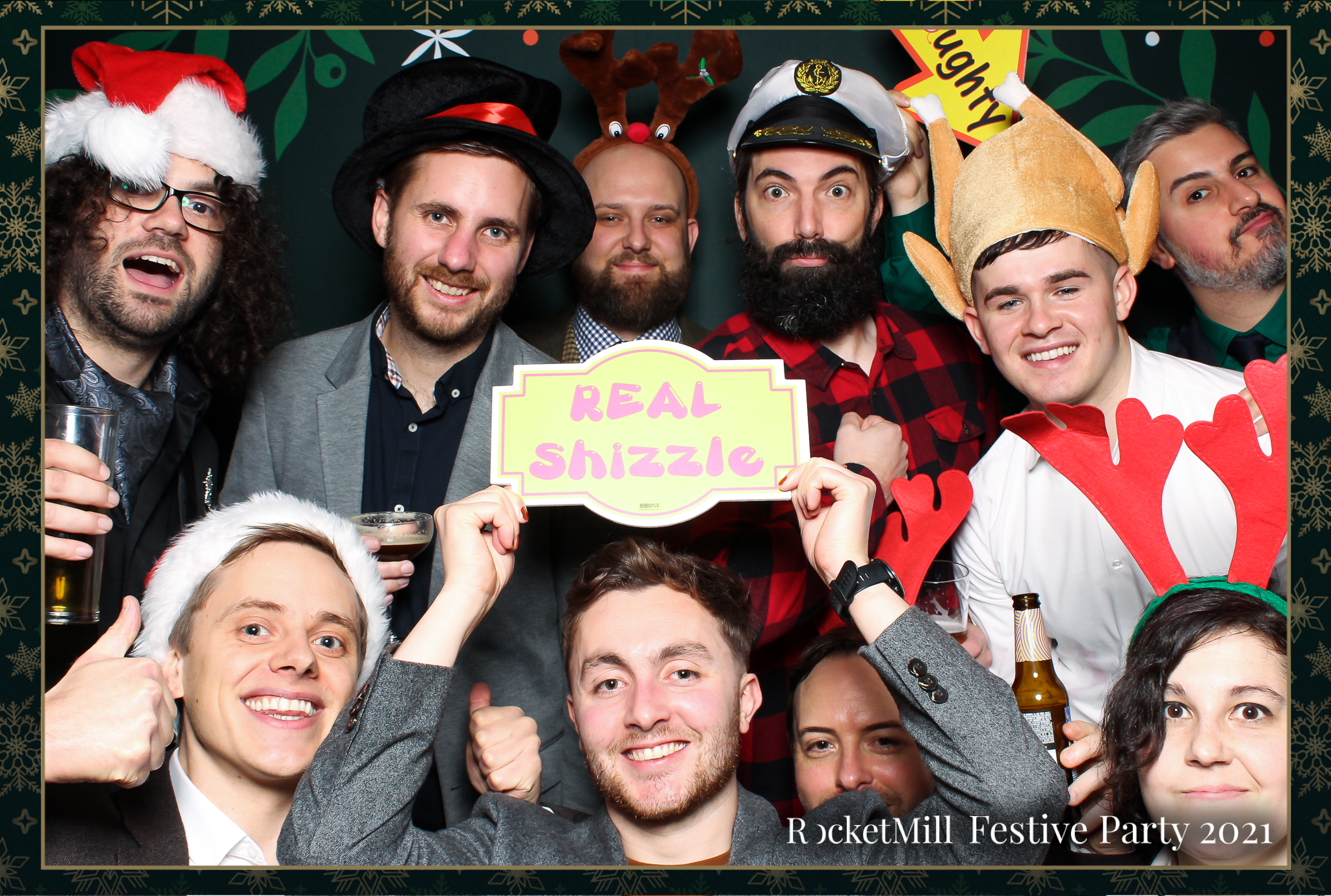 RocketMill Christmas Party 2021 | View more photos from the event at gallery.freshbooths.com/u/FreshBooths/RocketMill-Christmas-Party-2021