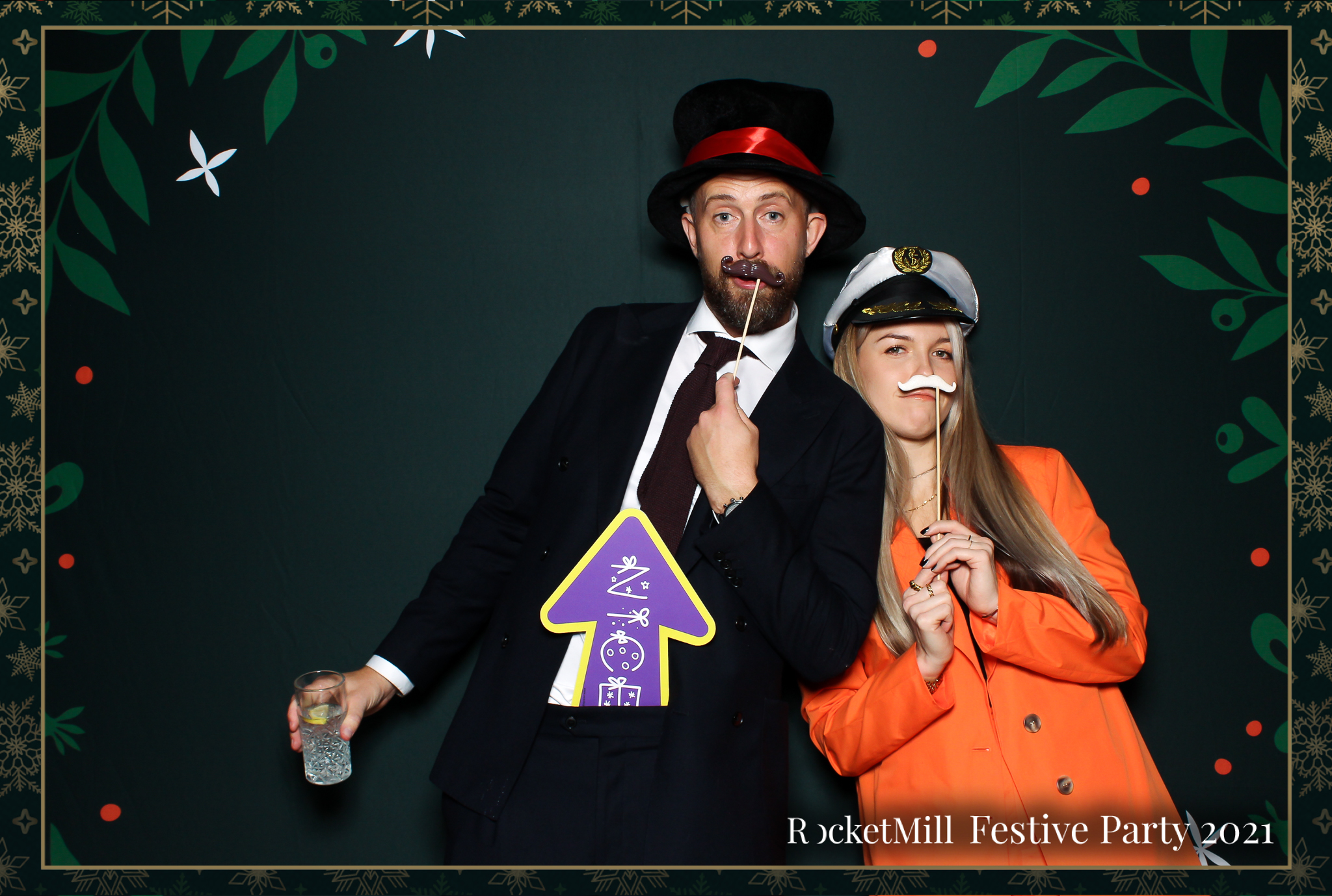 RocketMill Christmas Party 2021 | View more photos from the event at gallery.freshbooths.com/u/FreshBooths/RocketMill-Christmas-Party-2021