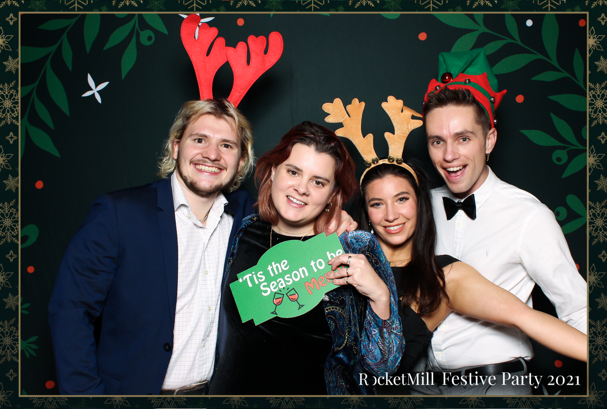 RocketMill Christmas Party 2021 | View more photos from the event at gallery.freshbooths.com/u/FreshBooths/RocketMill-Christmas-Party-2021