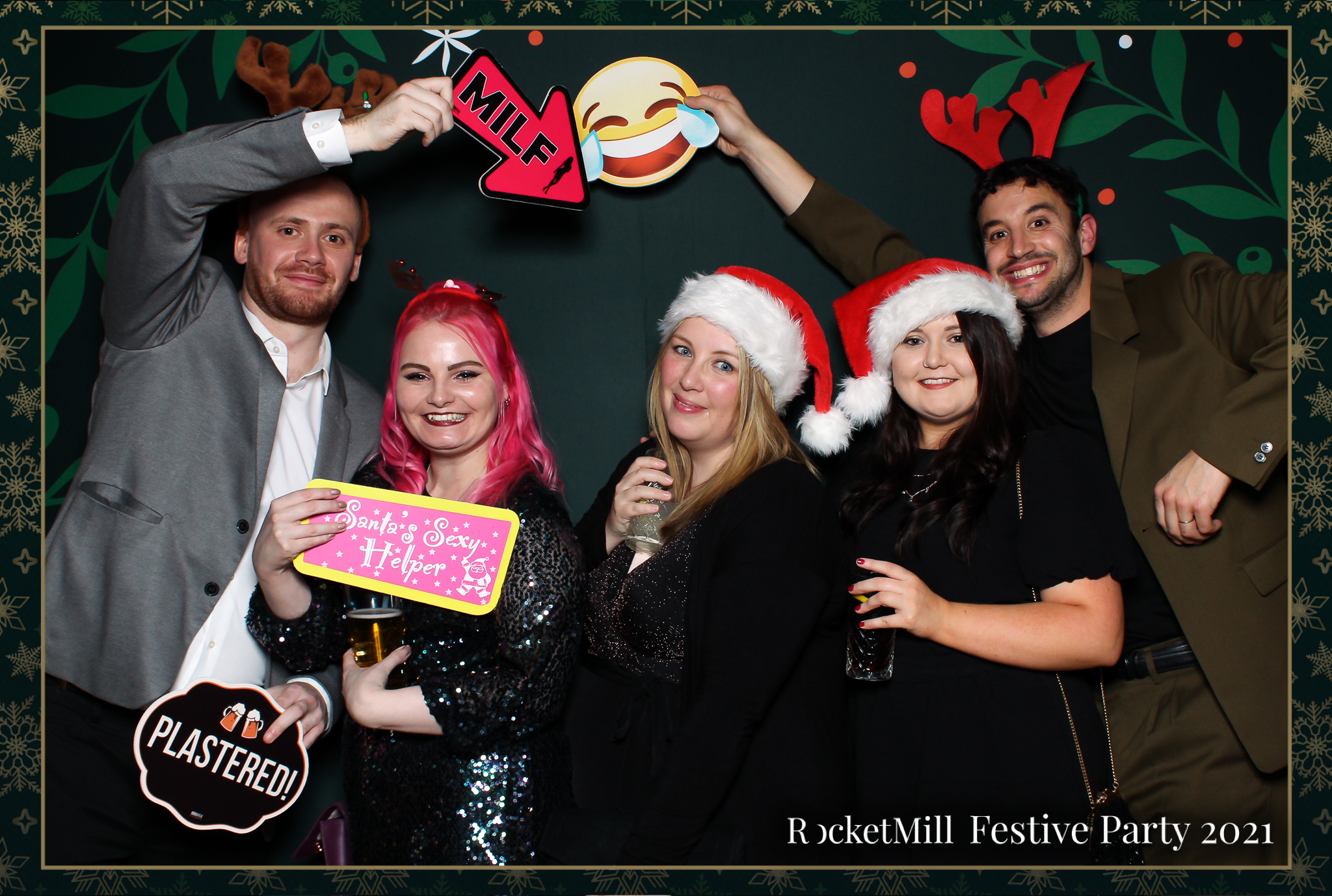 RocketMill Christmas Party 2021 | View more photos from the event at gallery.freshbooths.com/u/FreshBooths/RocketMill-Christmas-Party-2021