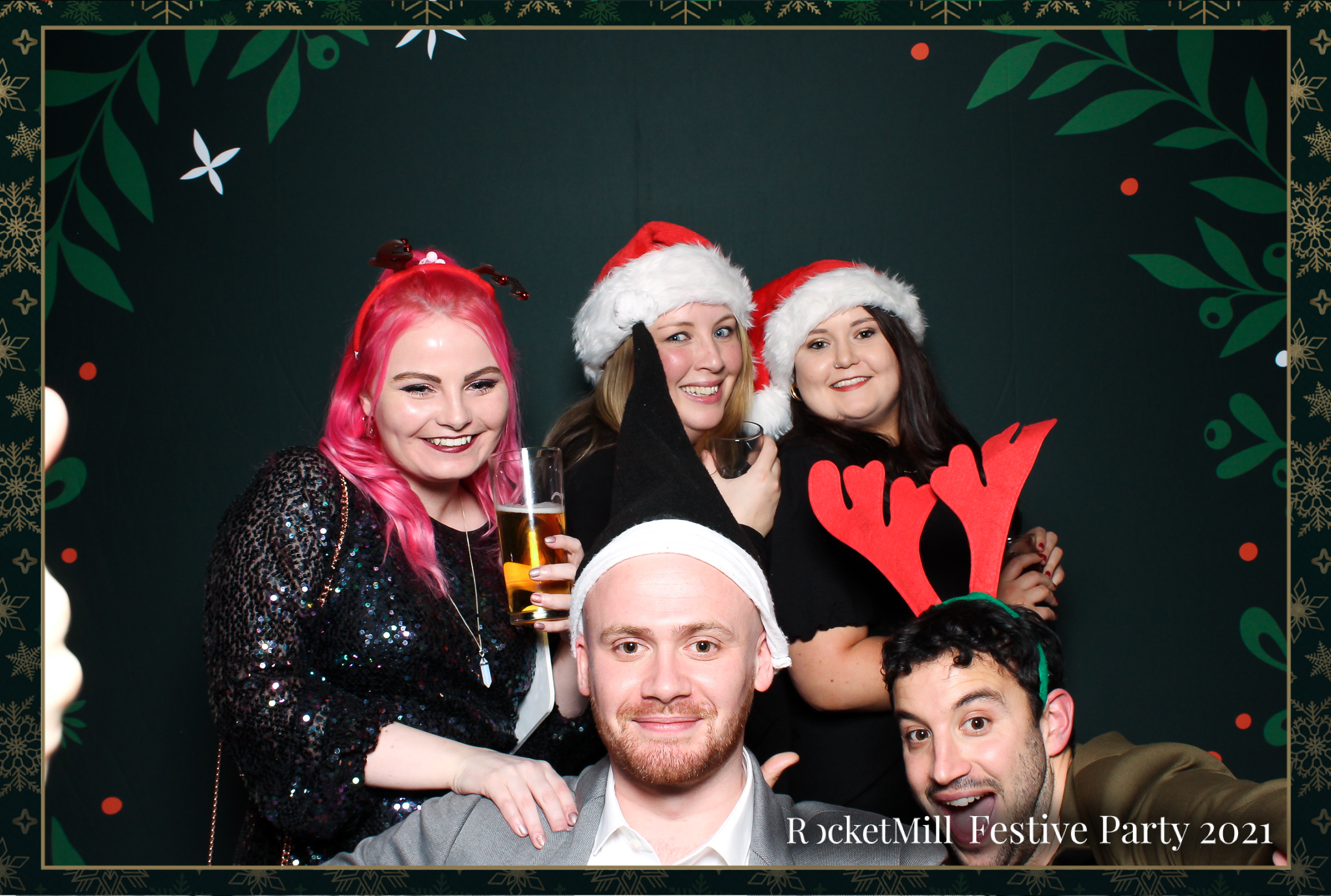 RocketMill Christmas Party 2021 | View more photos from the event at gallery.freshbooths.com/u/FreshBooths/RocketMill-Christmas-Party-2021