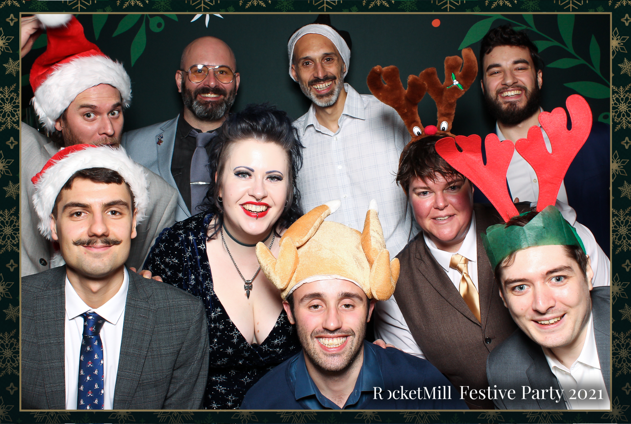 RocketMill Christmas Party 2021 | View more photos from the event at gallery.freshbooths.com/u/FreshBooths/RocketMill-Christmas-Party-2021