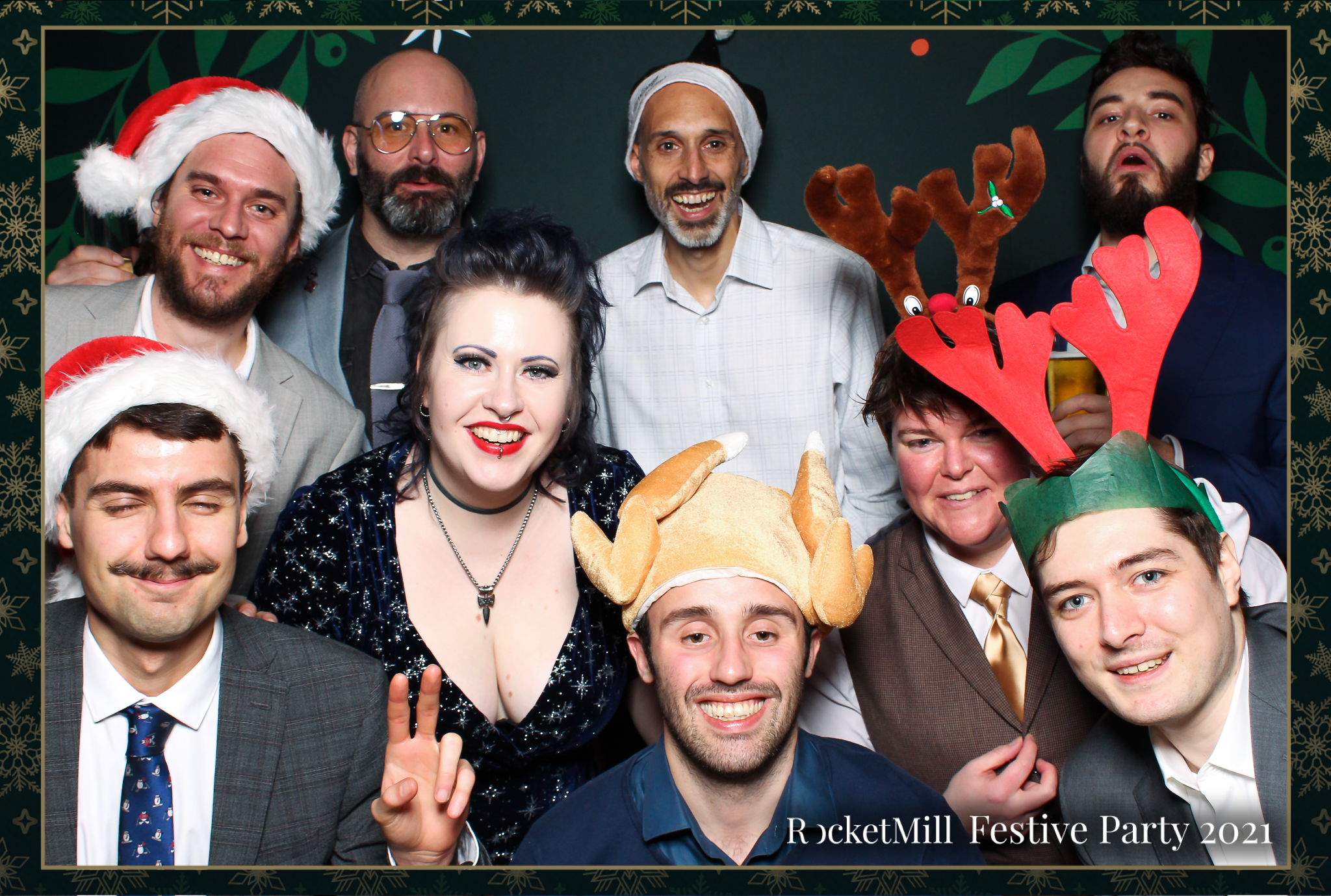 RocketMill Christmas Party 2021 | View more photos from the event at gallery.freshbooths.com/u/FreshBooths/RocketMill-Christmas-Party-2021