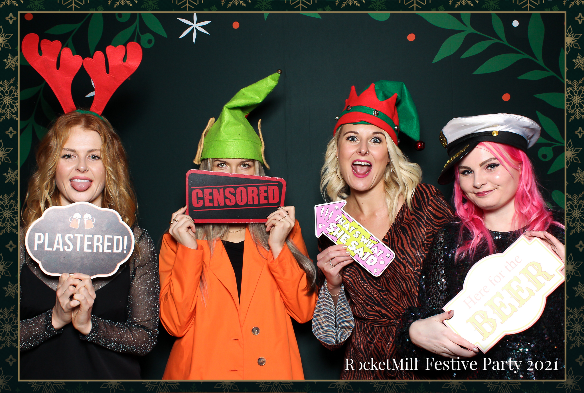 RocketMill Christmas Party 2021 | View more photos from the event at gallery.freshbooths.com/u/FreshBooths/RocketMill-Christmas-Party-2021