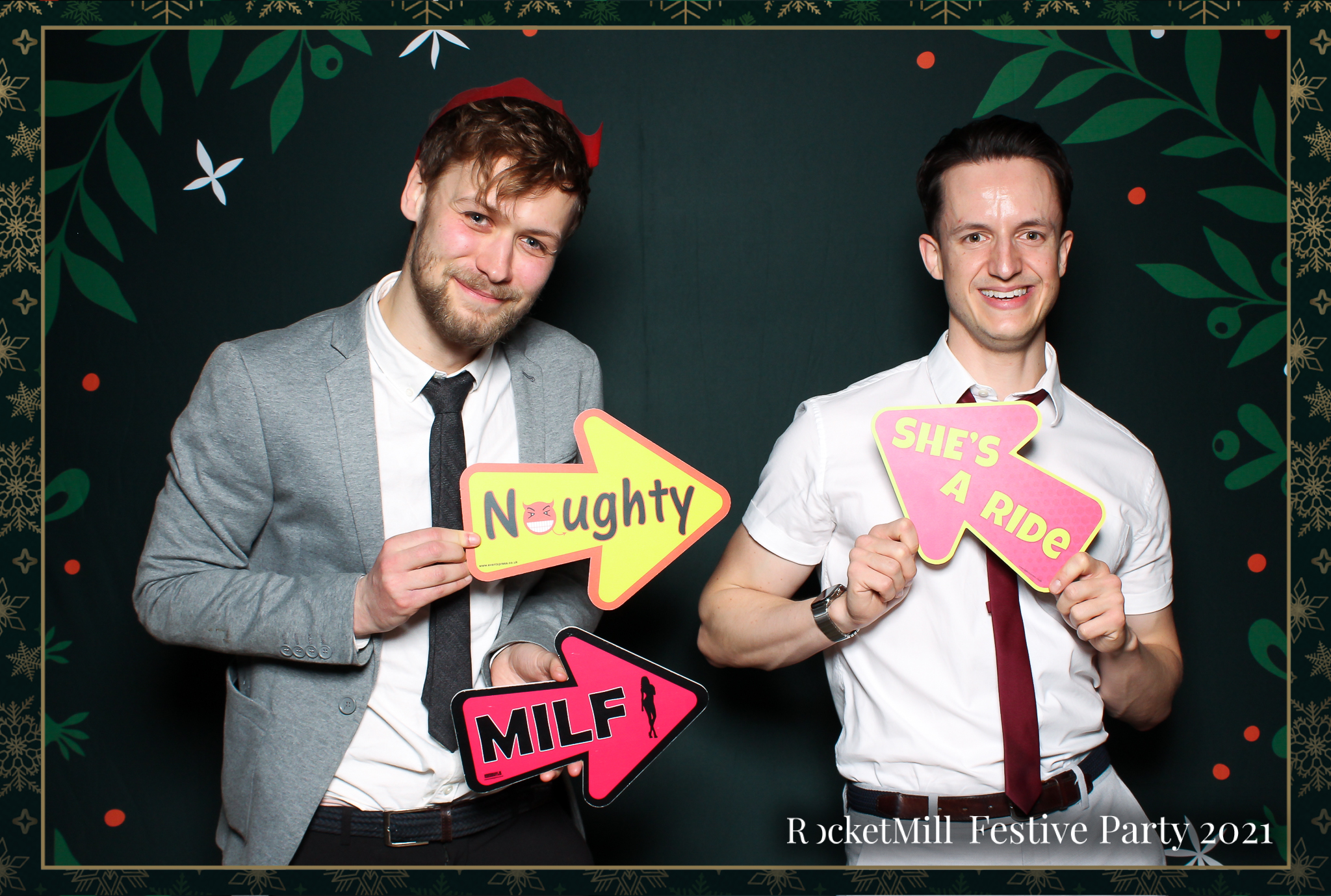 RocketMill Christmas Party 2021 | View more photos from the event at gallery.freshbooths.com/u/FreshBooths/RocketMill-Christmas-Party-2021