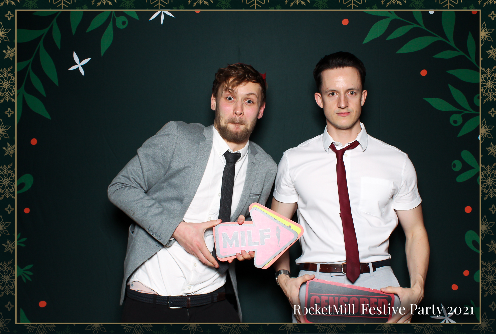 RocketMill Christmas Party 2021 | View more photos from the event at gallery.freshbooths.com/u/FreshBooths/RocketMill-Christmas-Party-2021