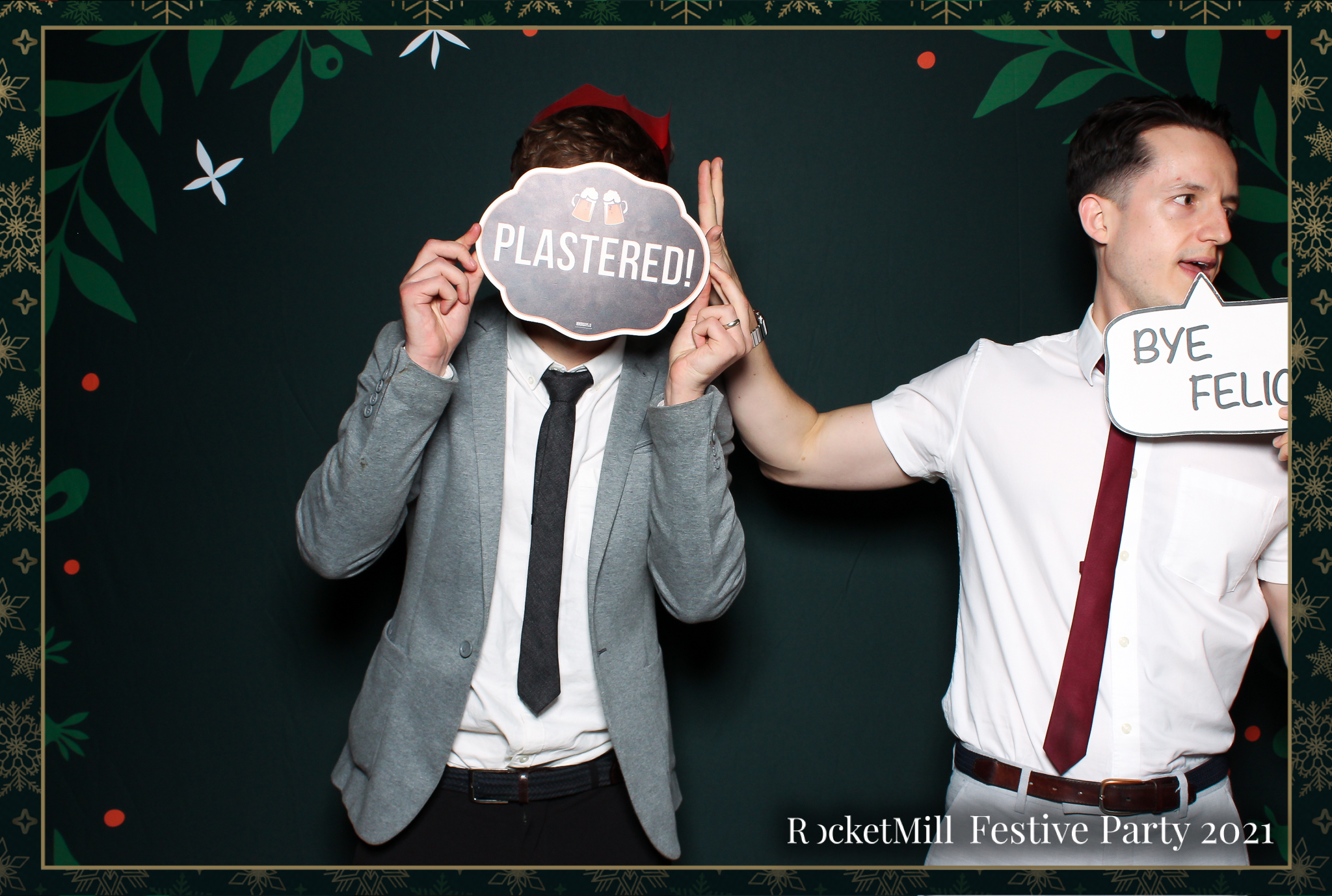 RocketMill Christmas Party 2021 | View more photos from the event at gallery.freshbooths.com/u/FreshBooths/RocketMill-Christmas-Party-2021