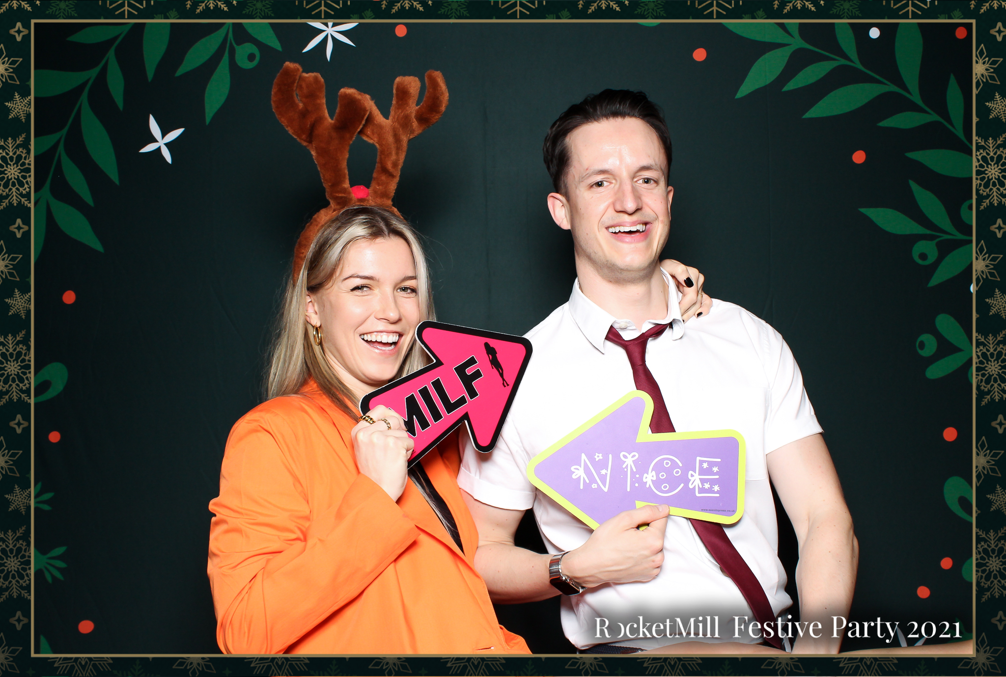 RocketMill Christmas Party 2021 | View more photos from the event at gallery.freshbooths.com/u/FreshBooths/RocketMill-Christmas-Party-2021