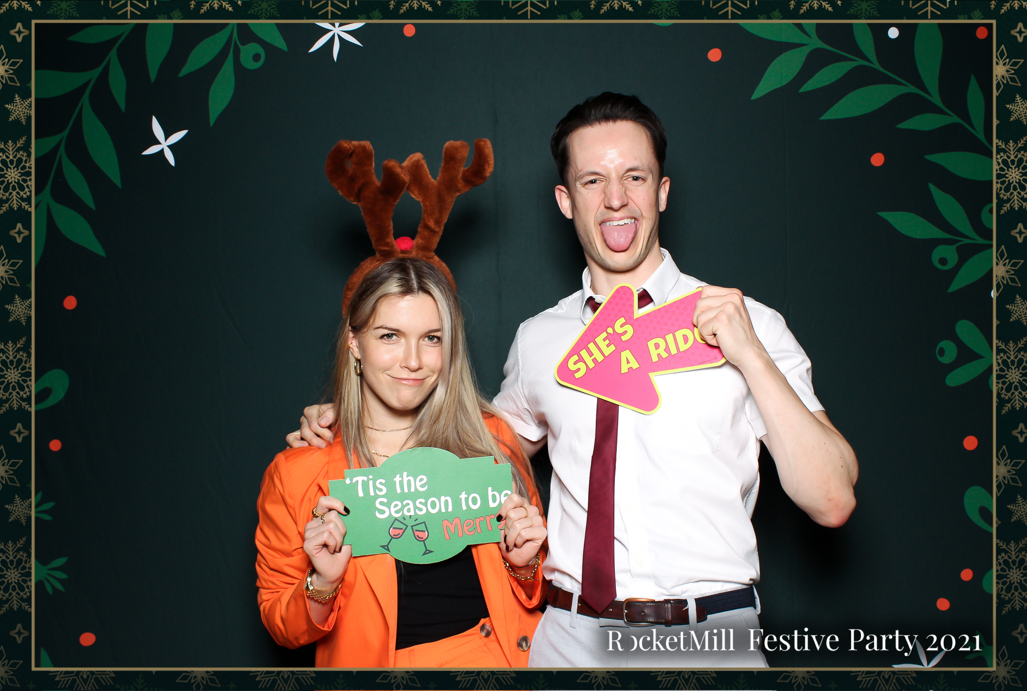RocketMill Christmas Party 2021 | View more photos from the event at gallery.freshbooths.com/u/FreshBooths/RocketMill-Christmas-Party-2021