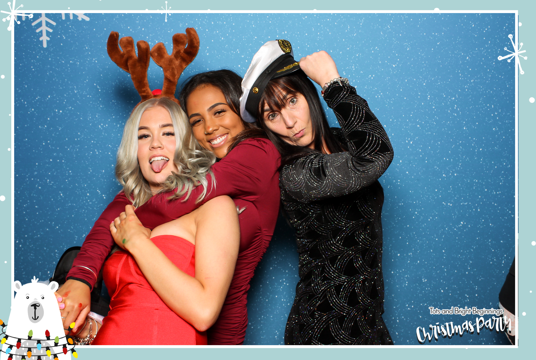 TOTS Christmas Party - Classic Open Booth | View more photos from the event at gallery.freshbooths.com/u/FreshBooths/TOTS-Christmas-Party-Classic-Open-Booth