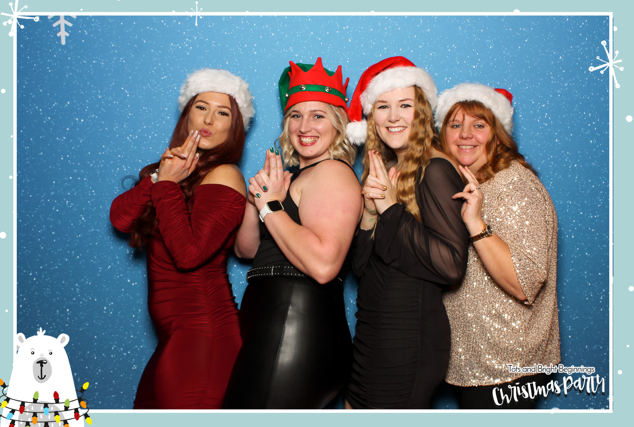 TOTS Christmas Party - Classic Open Booth | View more photos from the event at gallery.freshbooths.com/u/FreshBooths/TOTS-Christmas-Party-Classic-Open-Booth