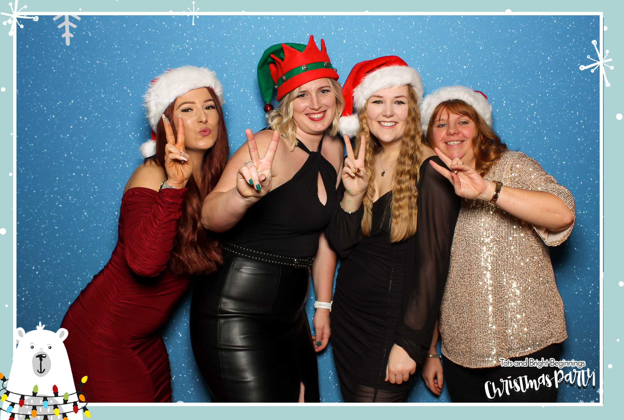 TOTS Christmas Party - Classic Open Booth | View more photos from the event at gallery.freshbooths.com/u/FreshBooths/TOTS-Christmas-Party-Classic-Open-Booth