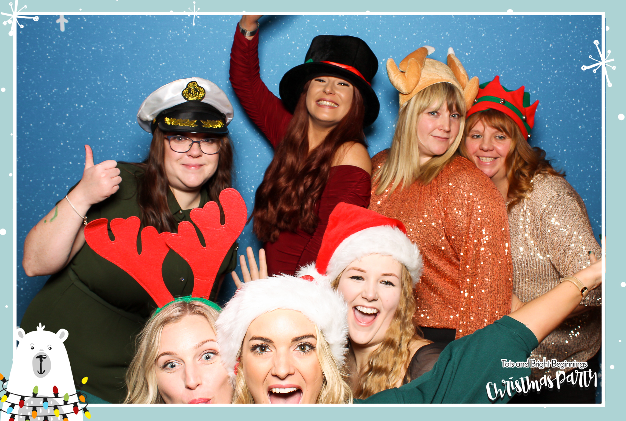TOTS Christmas Party - Classic Open Booth | View more photos from the event at gallery.freshbooths.com/u/FreshBooths/TOTS-Christmas-Party-Classic-Open-Booth