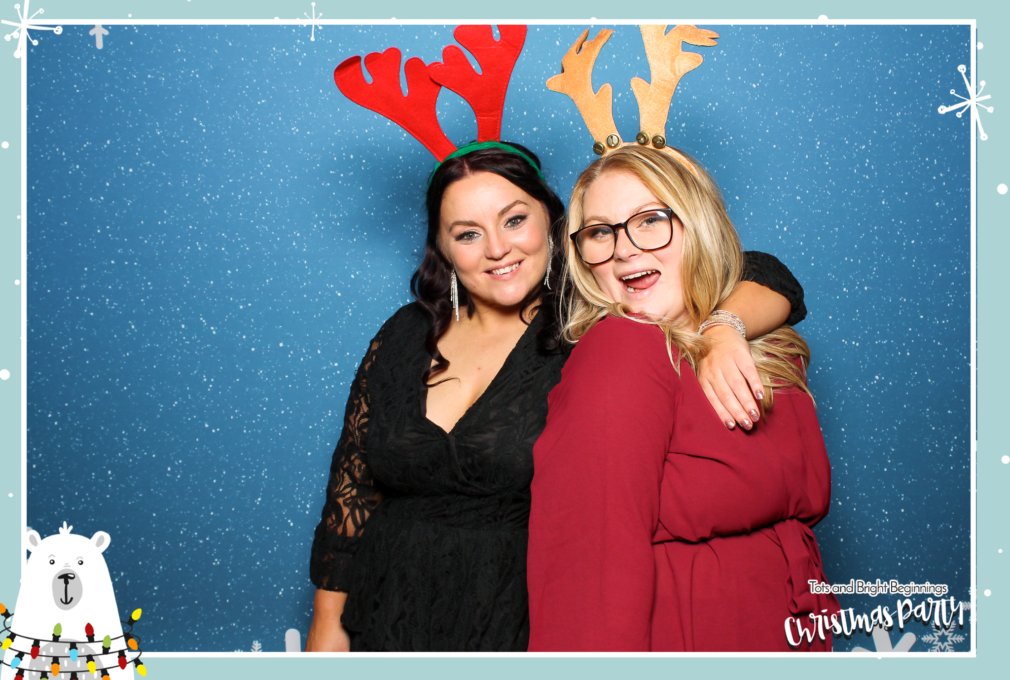 TOTS Christmas Party - Classic Open Booth | View more photos from the event at gallery.freshbooths.com/u/FreshBooths/TOTS-Christmas-Party-Classic-Open-Booth