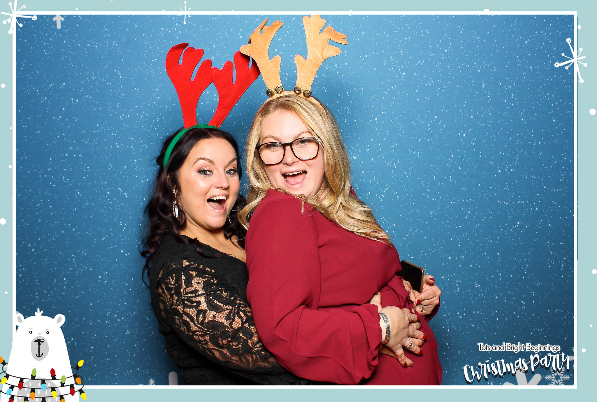 TOTS Christmas Party - Classic Open Booth | View more photos from the event at gallery.freshbooths.com/u/FreshBooths/TOTS-Christmas-Party-Classic-Open-Booth