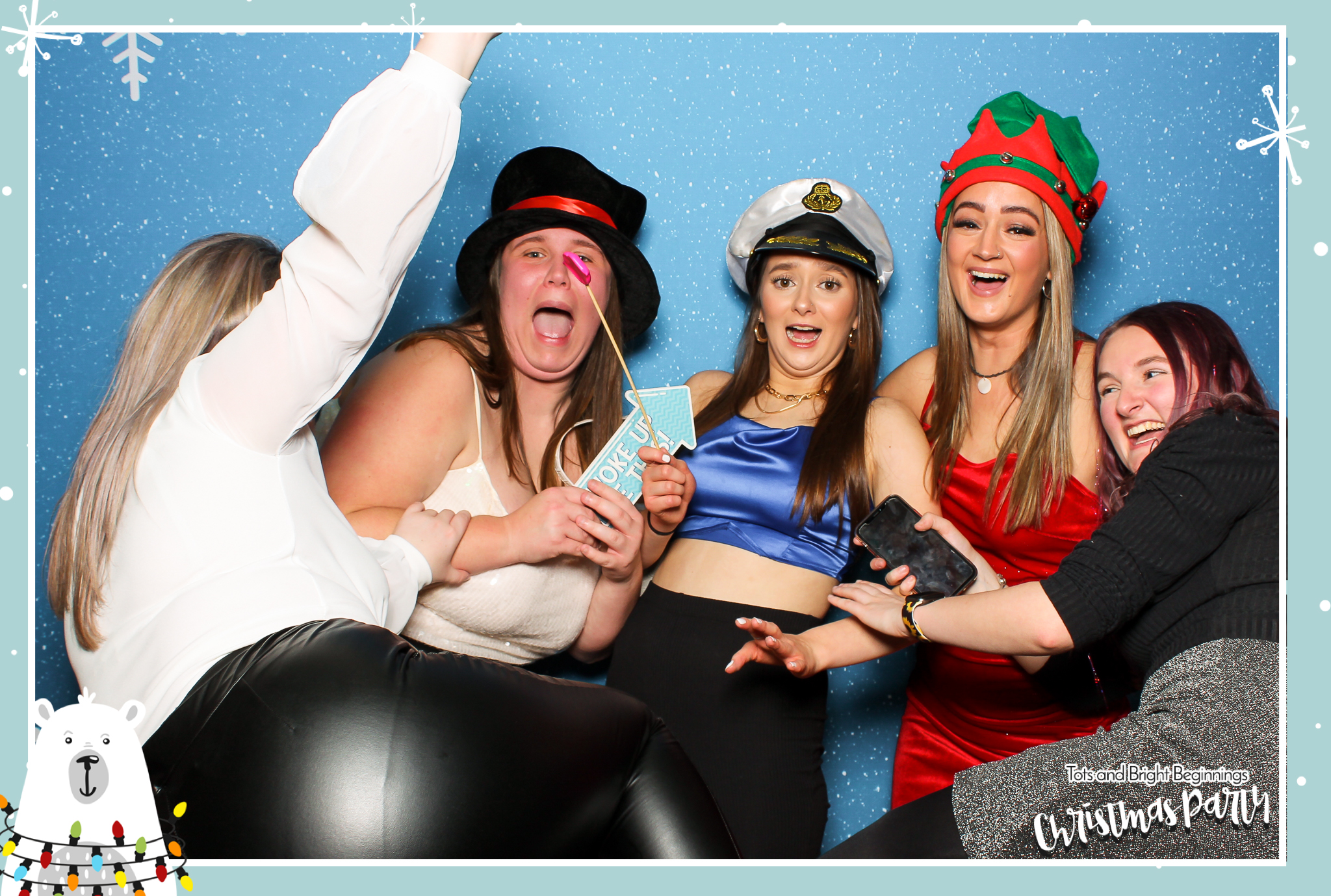 TOTS Christmas Party - Classic Open Booth | View more photos from the event at gallery.freshbooths.com/u/FreshBooths/TOTS-Christmas-Party-Classic-Open-Booth