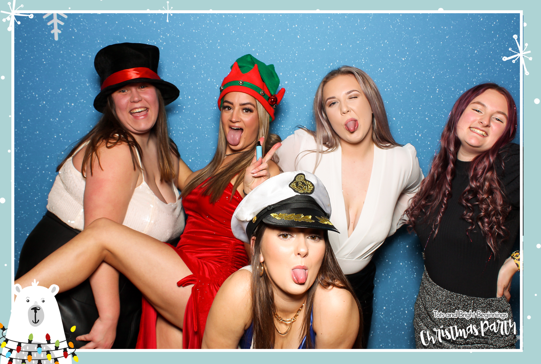 TOTS Christmas Party - Classic Open Booth | View more photos from the event at gallery.freshbooths.com/u/FreshBooths/TOTS-Christmas-Party-Classic-Open-Booth