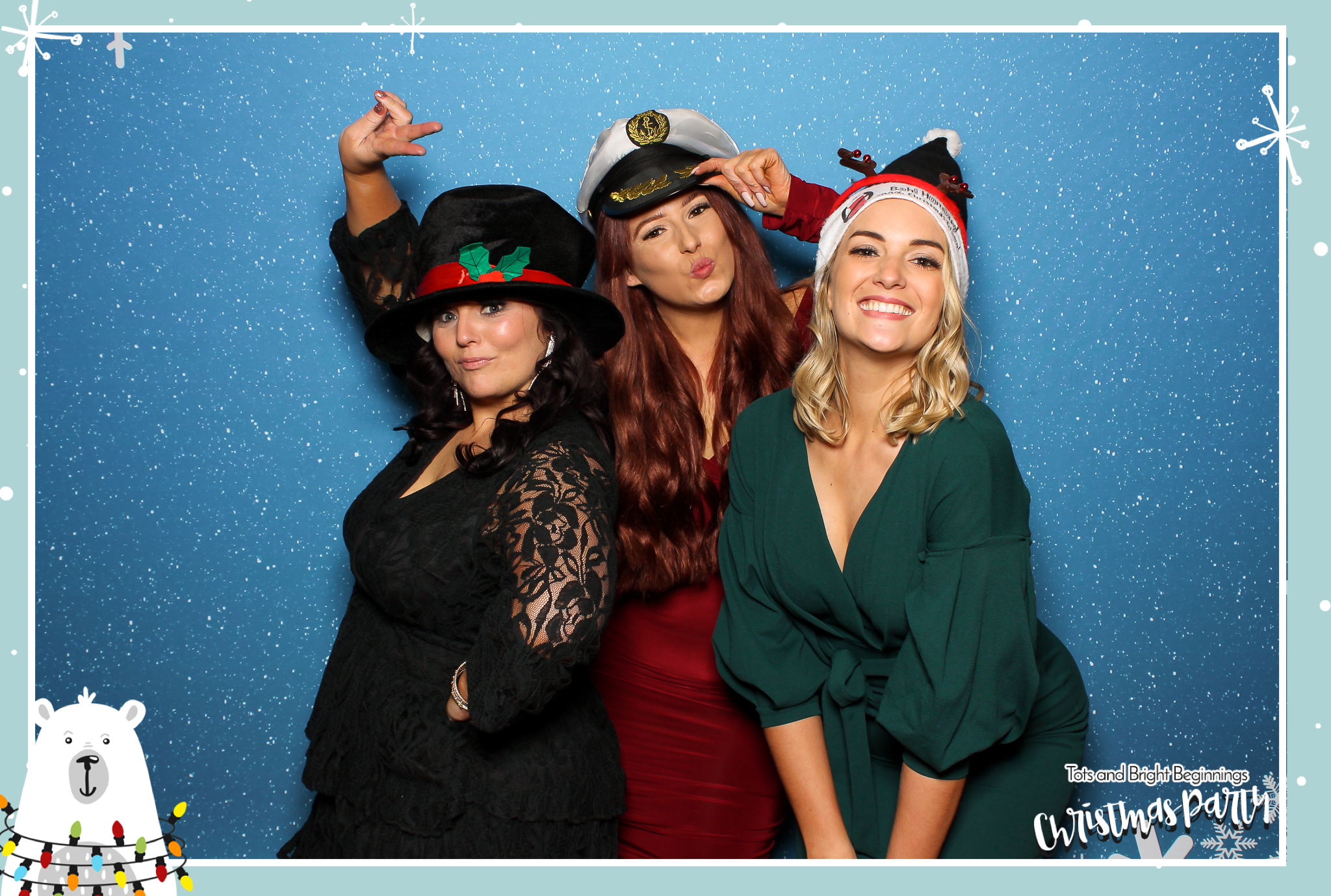 TOTS Christmas Party - Classic Open Booth | View more photos from the event at gallery.freshbooths.com/u/FreshBooths/TOTS-Christmas-Party-Classic-Open-Booth