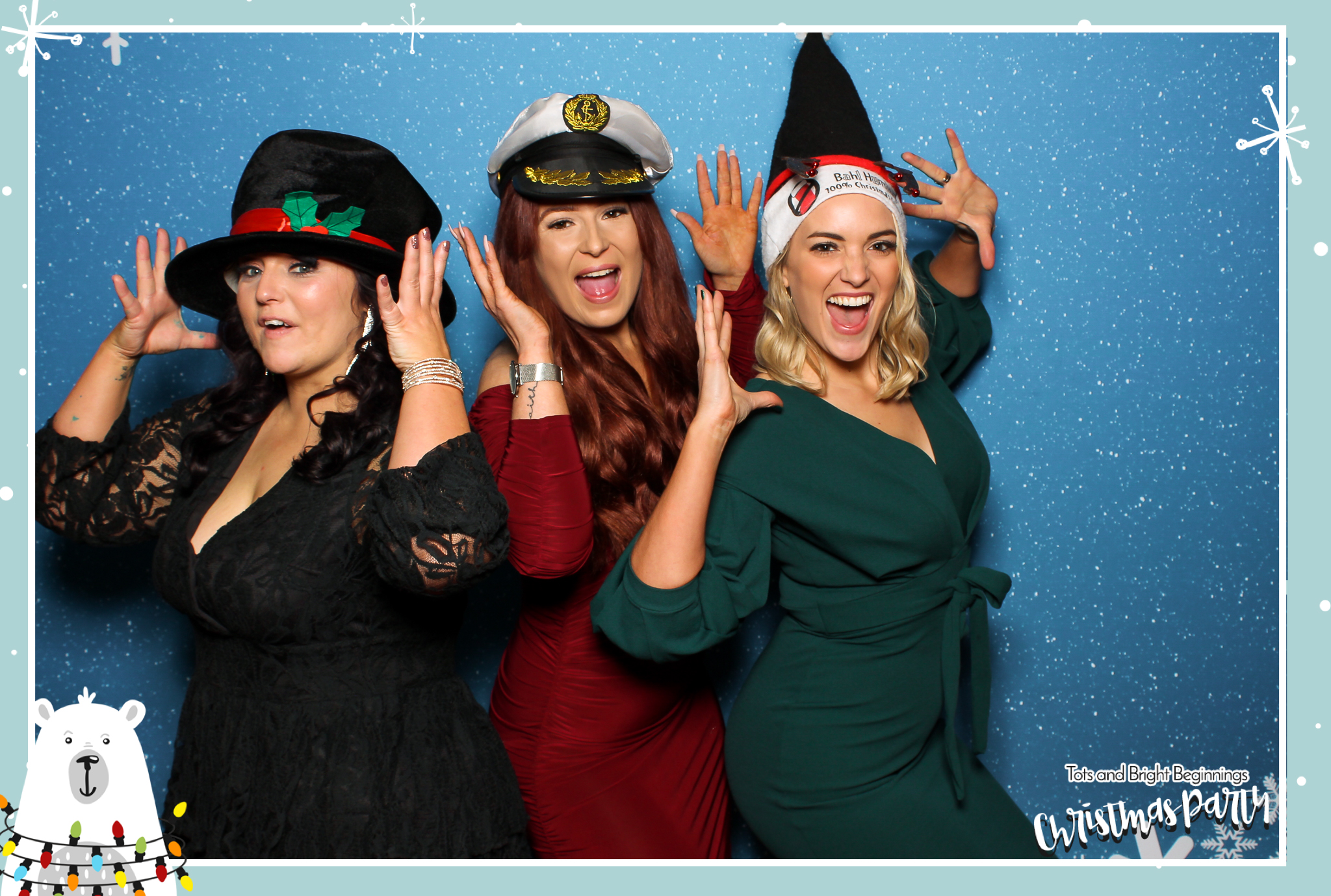 TOTS Christmas Party - Classic Open Booth | View more photos from the event at gallery.freshbooths.com/u/FreshBooths/TOTS-Christmas-Party-Classic-Open-Booth