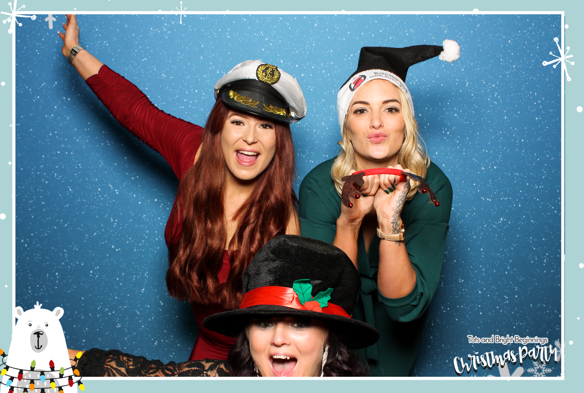 TOTS Christmas Party - Classic Open Booth | View more photos from the event at gallery.freshbooths.com/u/FreshBooths/TOTS-Christmas-Party-Classic-Open-Booth