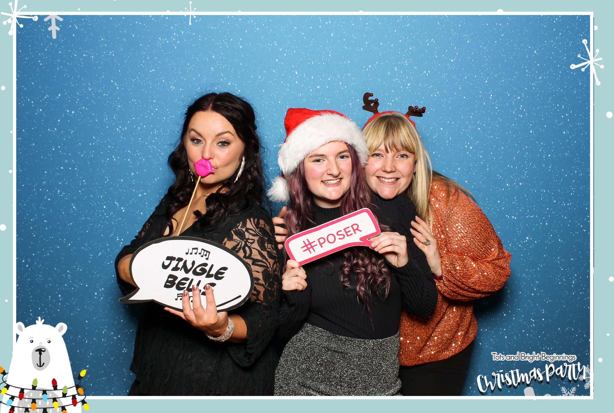 TOTS Christmas Party - Classic Open Booth | View more photos from the event at gallery.freshbooths.com/u/FreshBooths/TOTS-Christmas-Party-Classic-Open-Booth