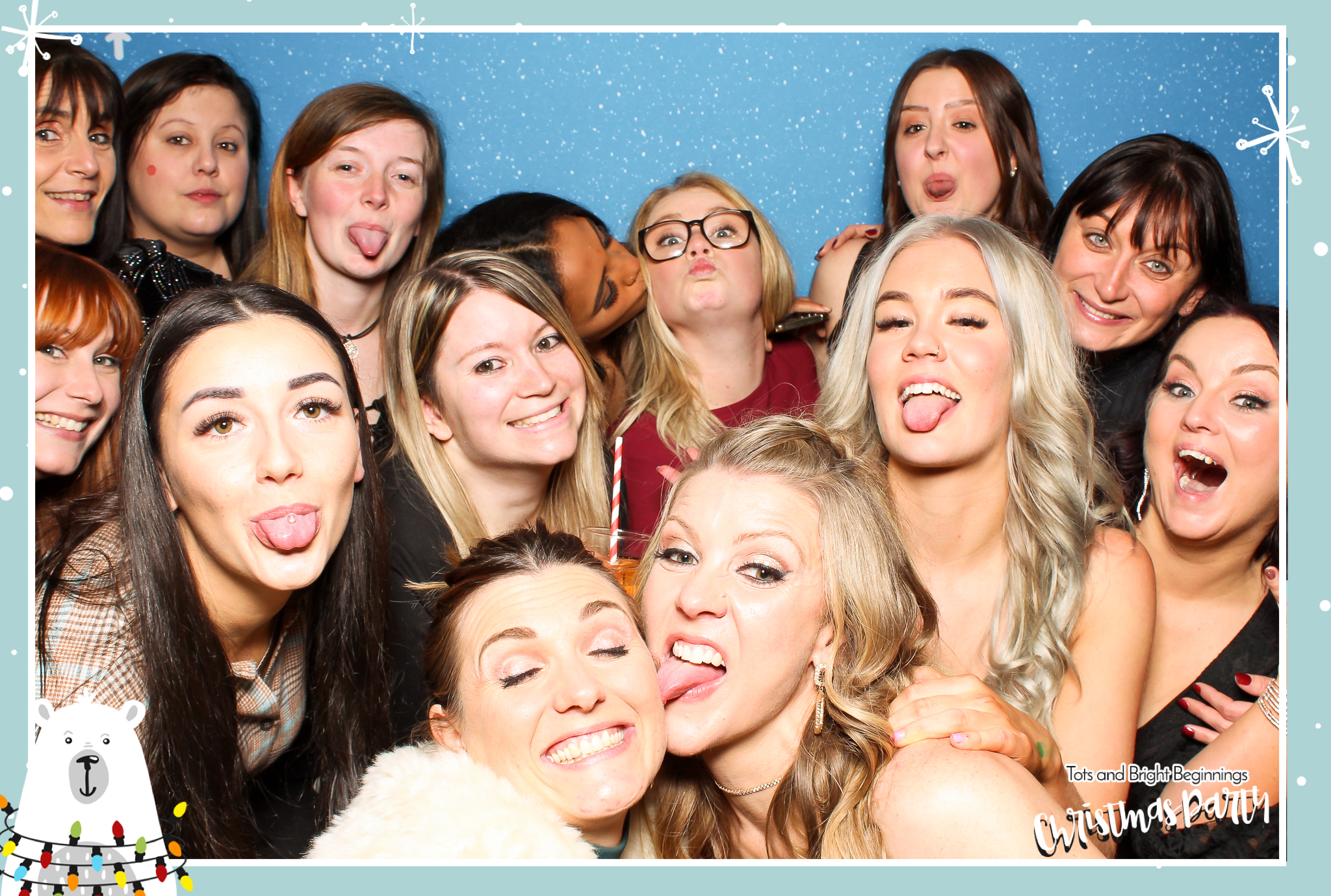TOTS Christmas Party - Classic Open Booth | View more photos from the event at gallery.freshbooths.com/u/FreshBooths/TOTS-Christmas-Party-Classic-Open-Booth