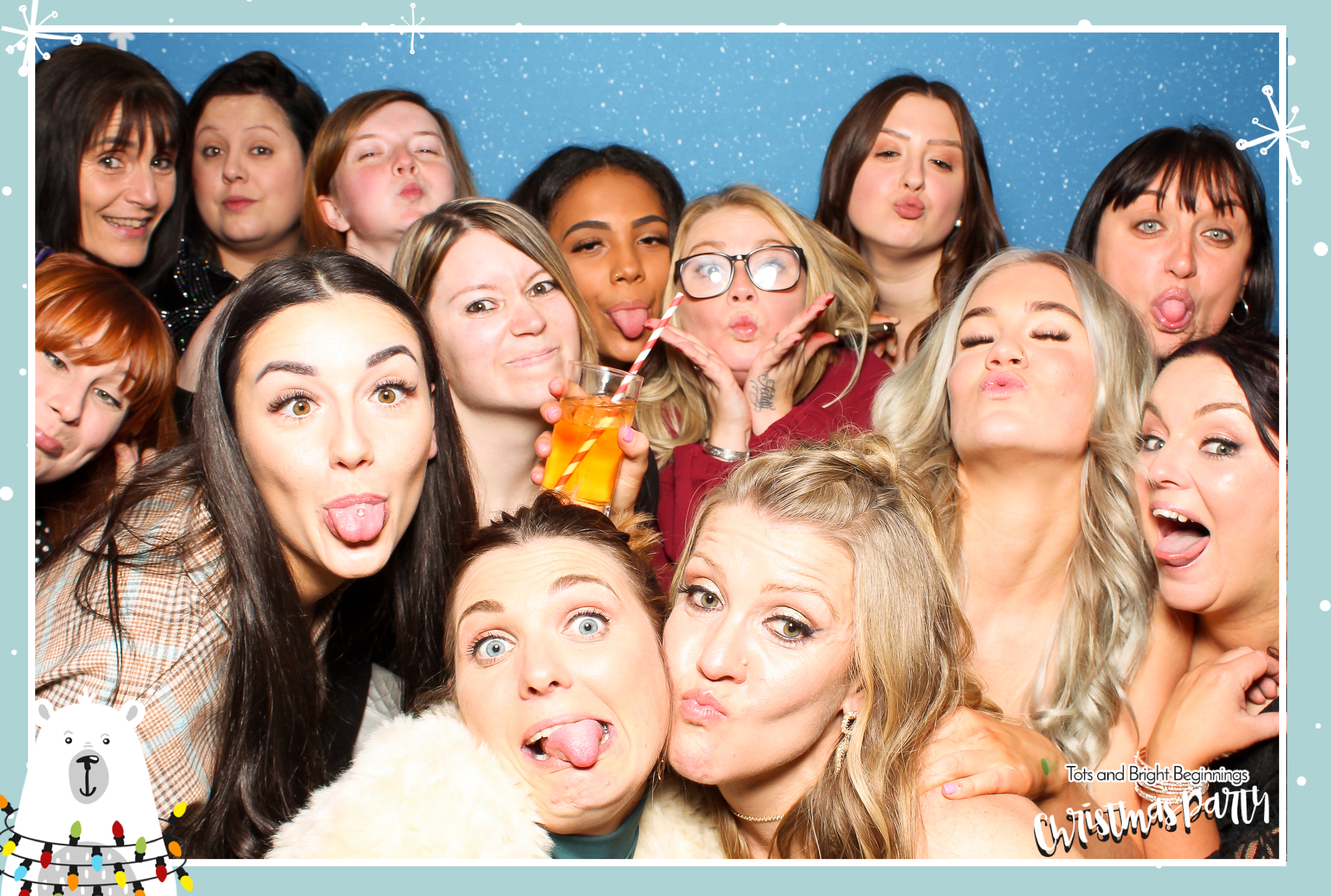 TOTS Christmas Party - Classic Open Booth | View more photos from the event at gallery.freshbooths.com/u/FreshBooths/TOTS-Christmas-Party-Classic-Open-Booth