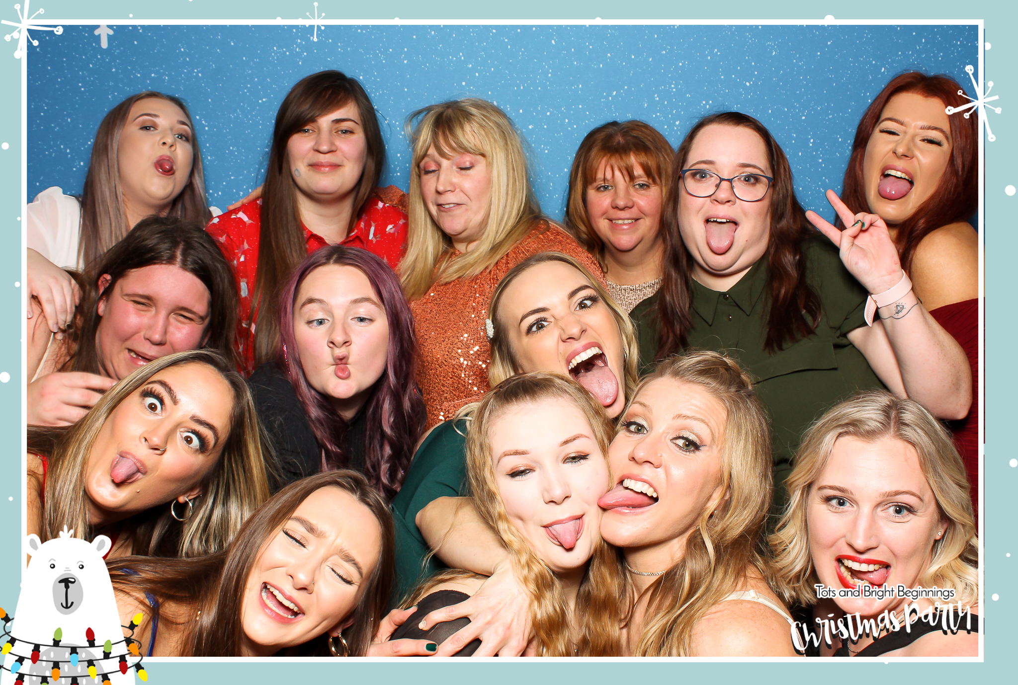 TOTS Christmas Party - Classic Open Booth | View more photos from the event at gallery.freshbooths.com/u/FreshBooths/TOTS-Christmas-Party-Classic-Open-Booth