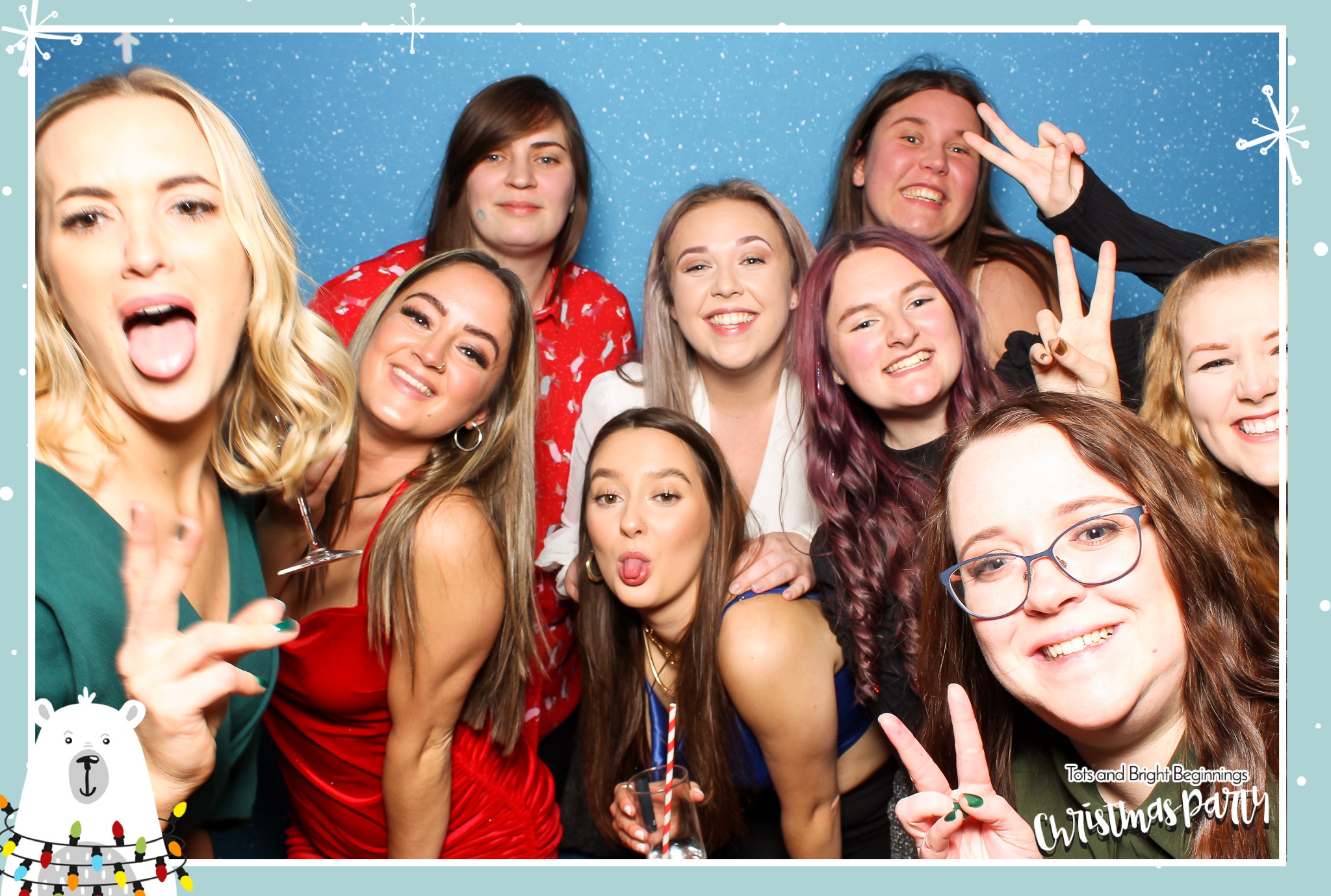 TOTS Christmas Party - Classic Open Booth | View more photos from the event at gallery.freshbooths.com/u/FreshBooths/TOTS-Christmas-Party-Classic-Open-Booth