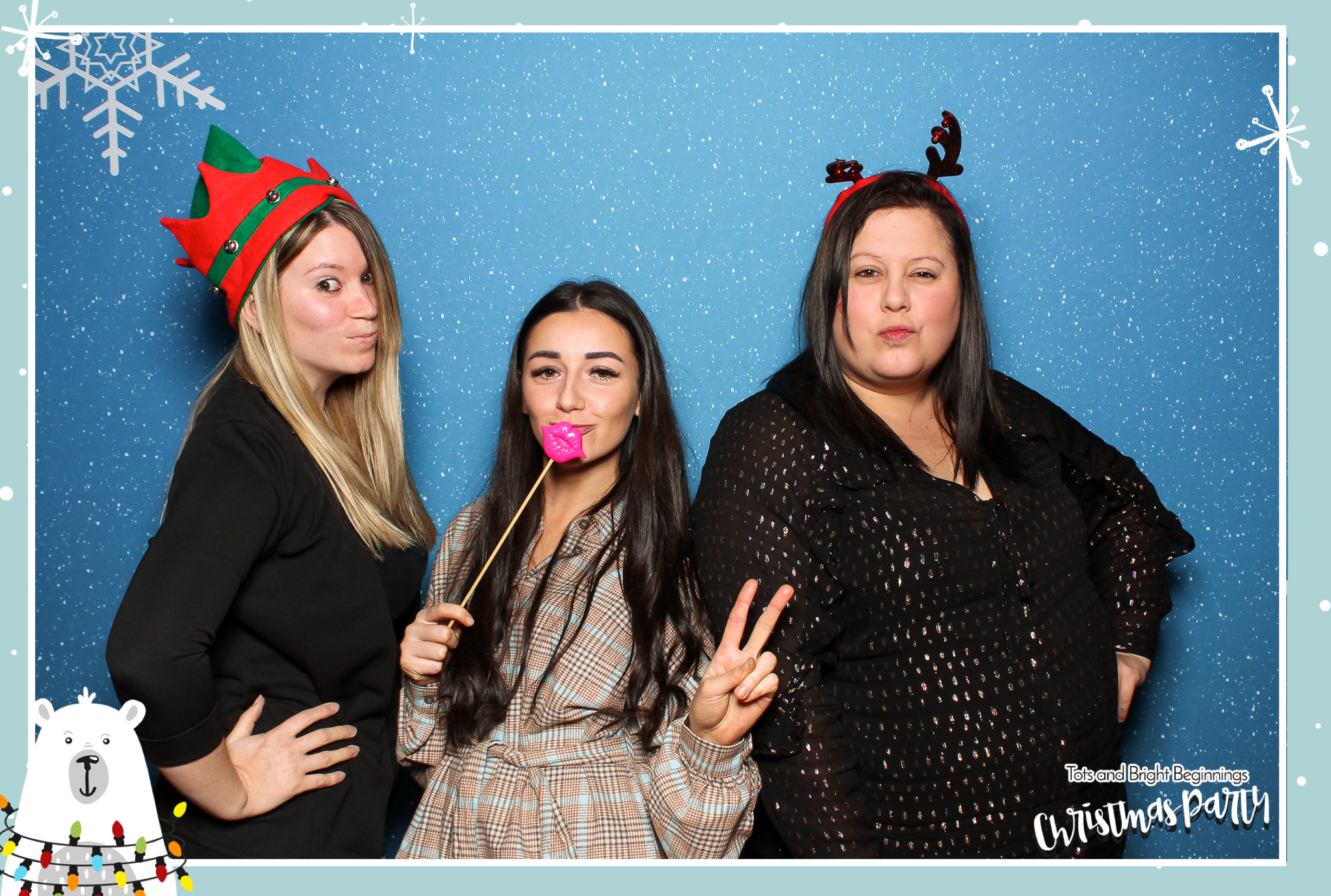 TOTS Christmas Party - Classic Open Booth | View more photos from the event at gallery.freshbooths.com/u/FreshBooths/TOTS-Christmas-Party-Classic-Open-Booth