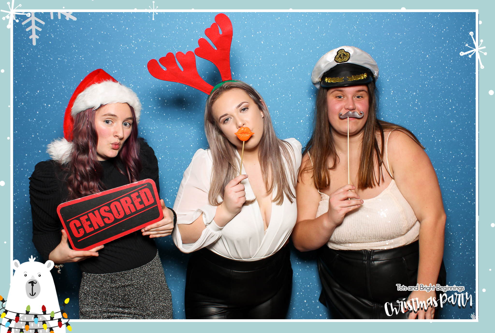 TOTS Christmas Party - Classic Open Booth | View more photos from the event at gallery.freshbooths.com/u/FreshBooths/TOTS-Christmas-Party-Classic-Open-Booth
