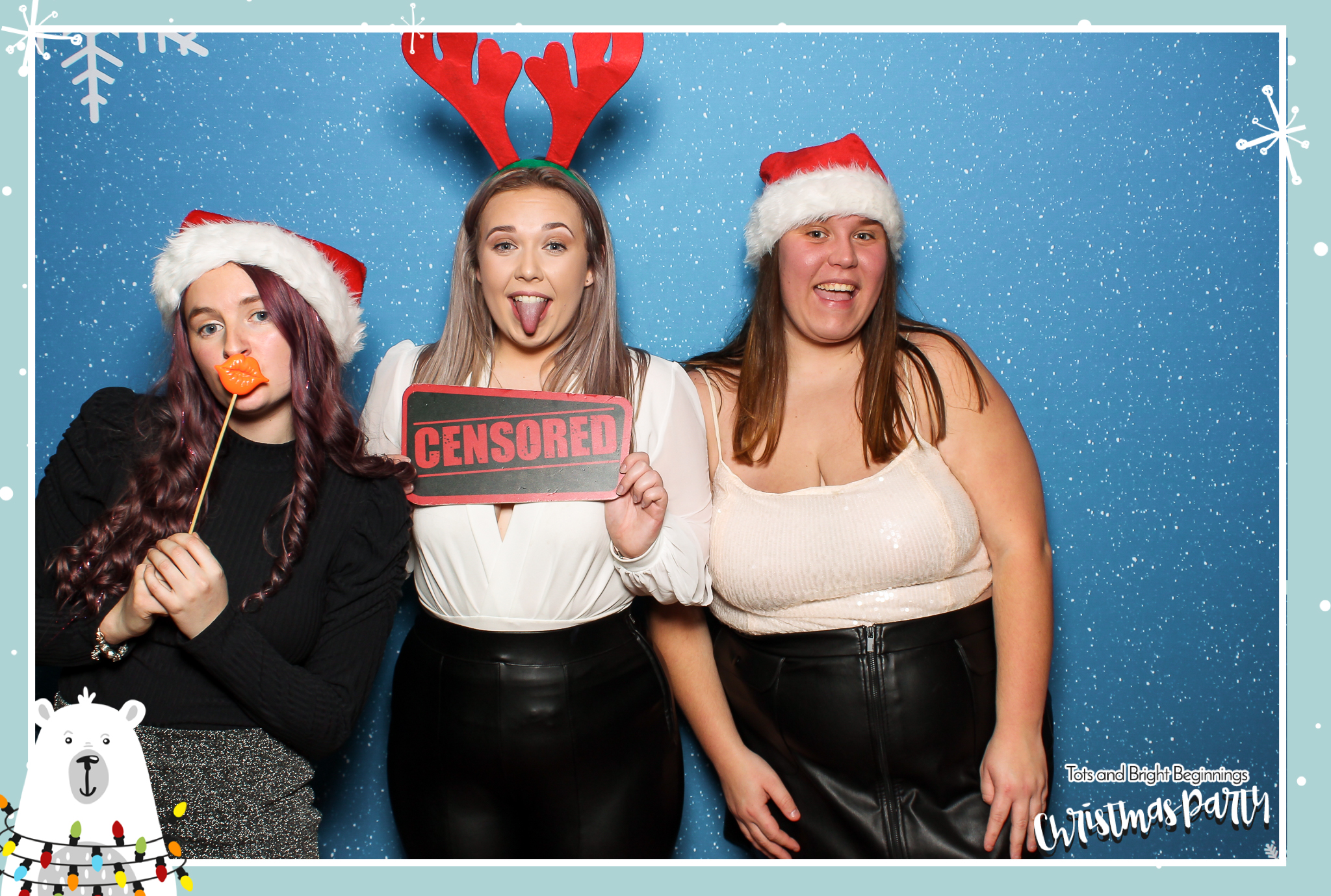 TOTS Christmas Party - Classic Open Booth | View more photos from the event at gallery.freshbooths.com/u/FreshBooths/TOTS-Christmas-Party-Classic-Open-Booth