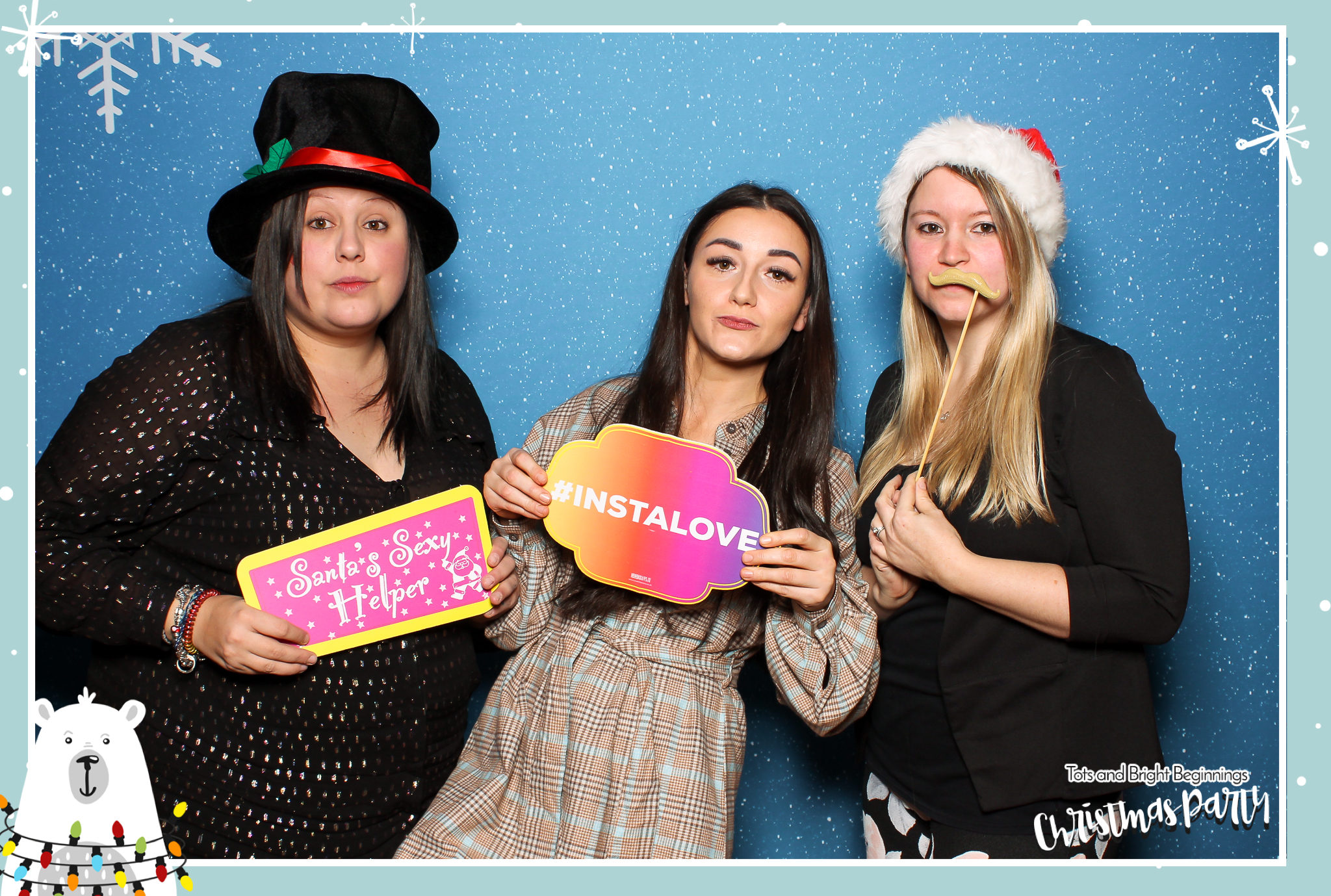 TOTS Christmas Party - Classic Open Booth | View more photos from the event at gallery.freshbooths.com/u/FreshBooths/TOTS-Christmas-Party-Classic-Open-Booth