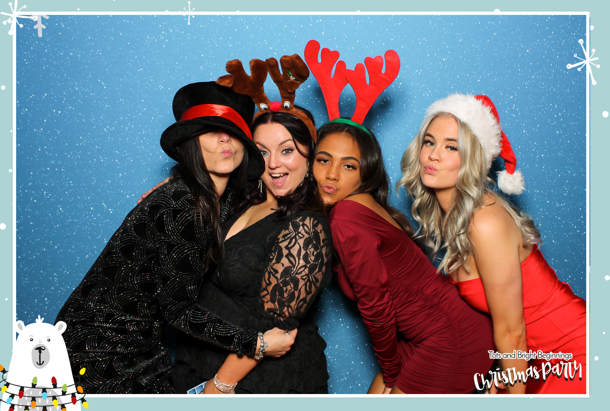 TOTS Christmas Party - Classic Open Booth | View more photos from the event at gallery.freshbooths.com/u/FreshBooths/TOTS-Christmas-Party-Classic-Open-Booth