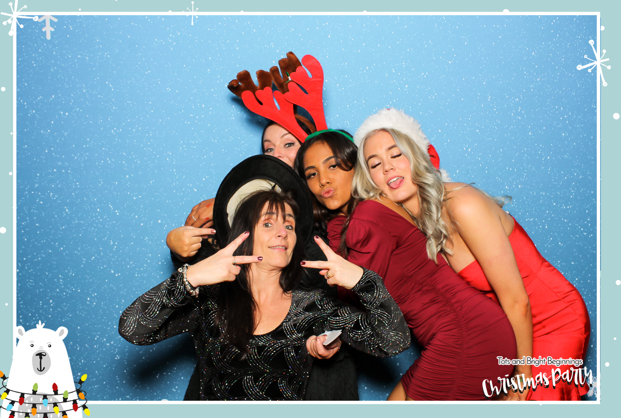 TOTS Christmas Party - Classic Open Booth | View more photos from the event at gallery.freshbooths.com/u/FreshBooths/TOTS-Christmas-Party-Classic-Open-Booth