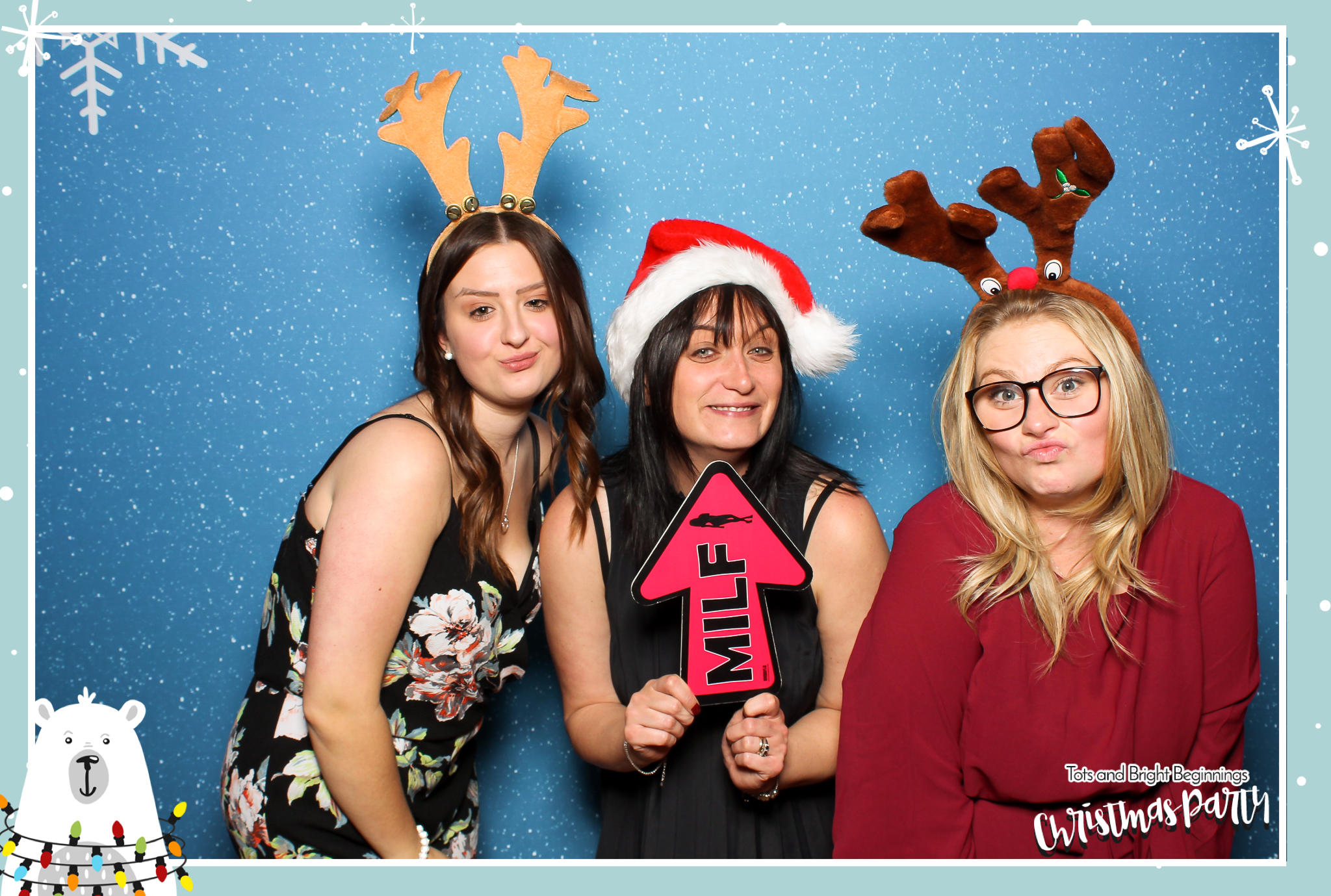 TOTS Christmas Party - Classic Open Booth | View more photos from the event at gallery.freshbooths.com/u/FreshBooths/TOTS-Christmas-Party-Classic-Open-Booth