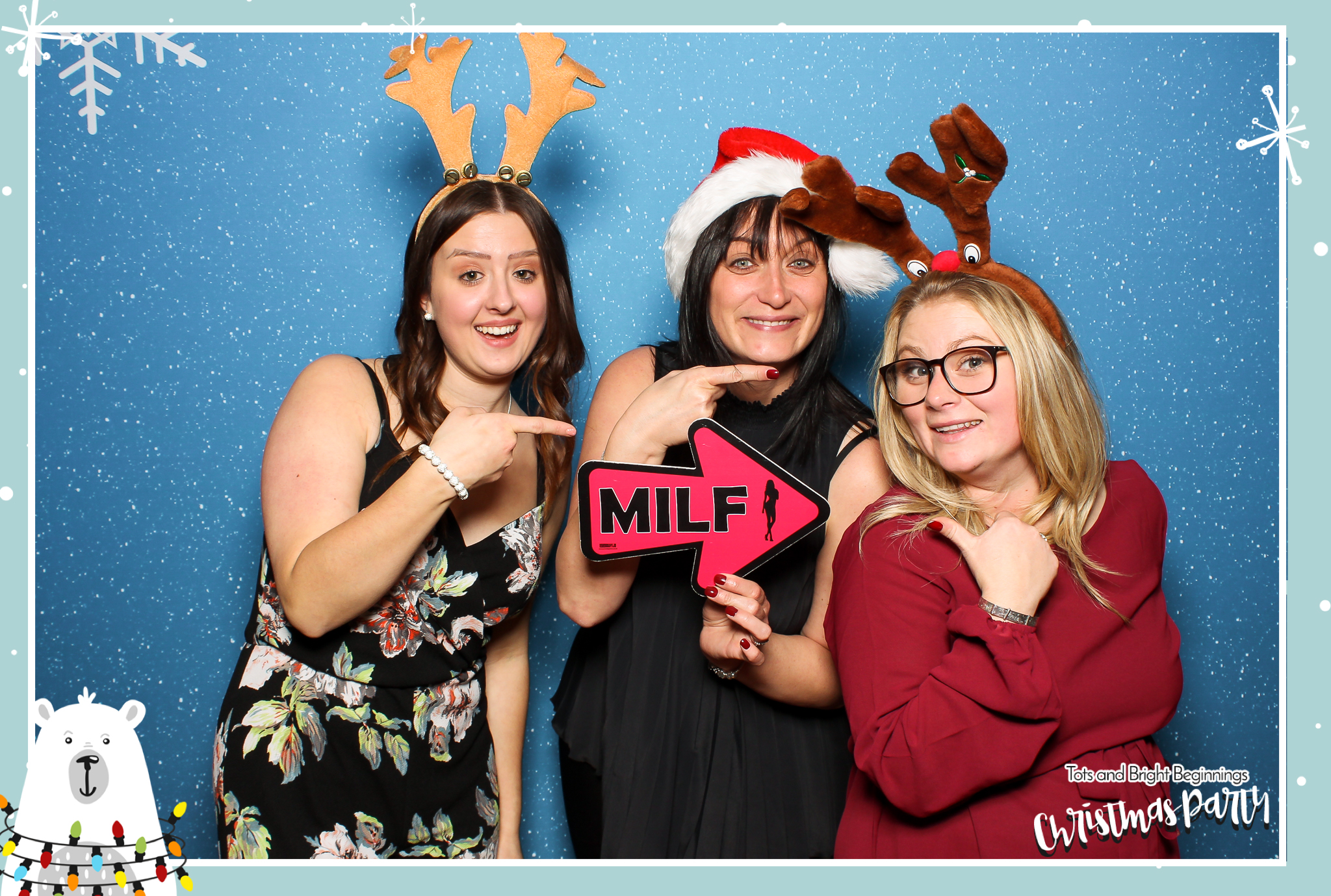 TOTS Christmas Party - Classic Open Booth | View more photos from the event at gallery.freshbooths.com/u/FreshBooths/TOTS-Christmas-Party-Classic-Open-Booth