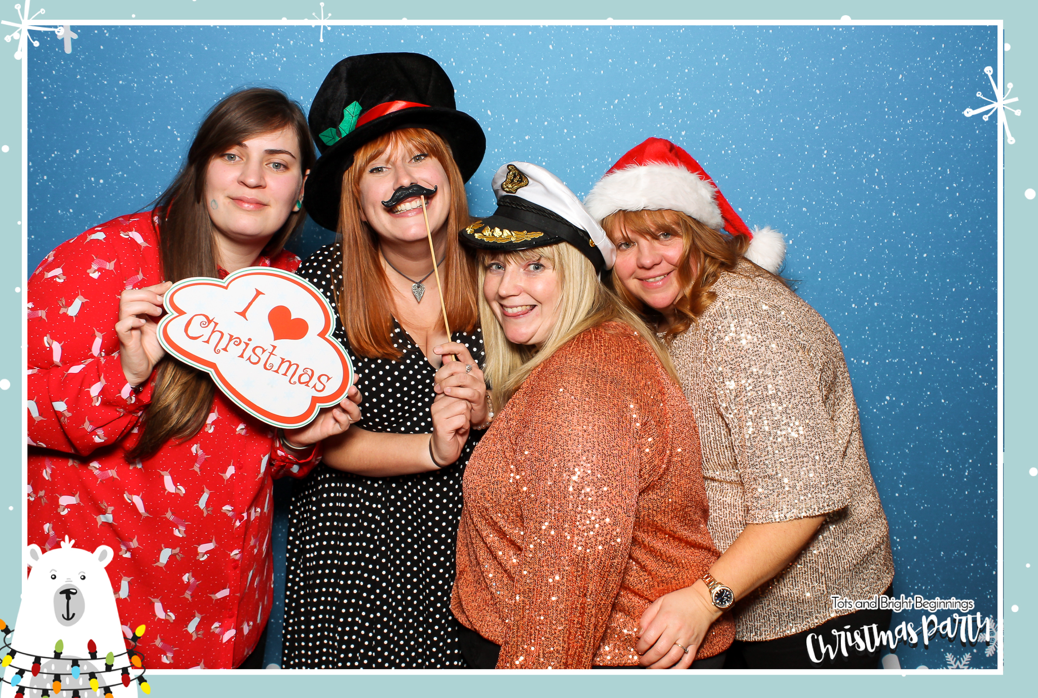 TOTS Christmas Party - Classic Open Booth | View more photos from the event at gallery.freshbooths.com/u/FreshBooths/TOTS-Christmas-Party-Classic-Open-Booth