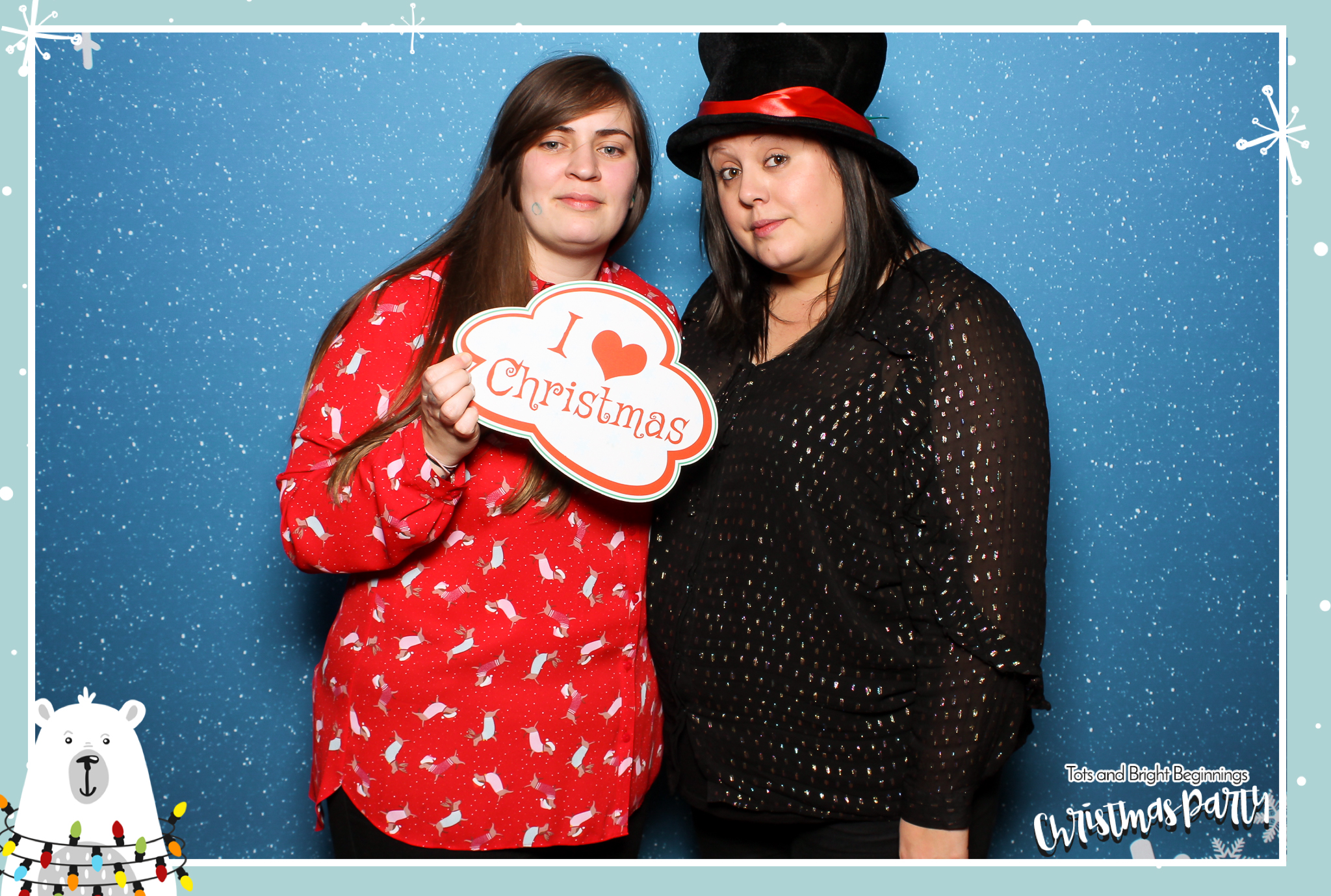 TOTS Christmas Party - Classic Open Booth | View more photos from the event at gallery.freshbooths.com/u/FreshBooths/TOTS-Christmas-Party-Classic-Open-Booth