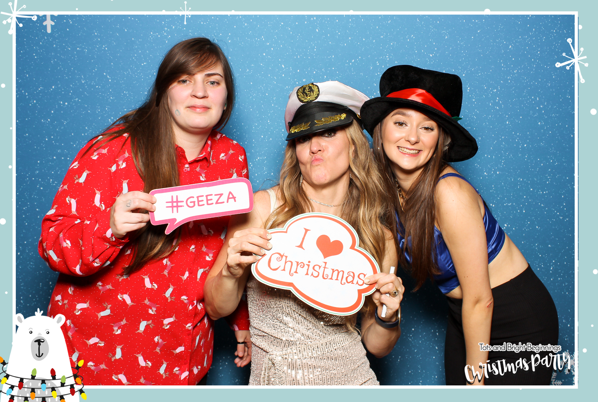 TOTS Christmas Party - Classic Open Booth | View more photos from the event at gallery.freshbooths.com/u/FreshBooths/TOTS-Christmas-Party-Classic-Open-Booth