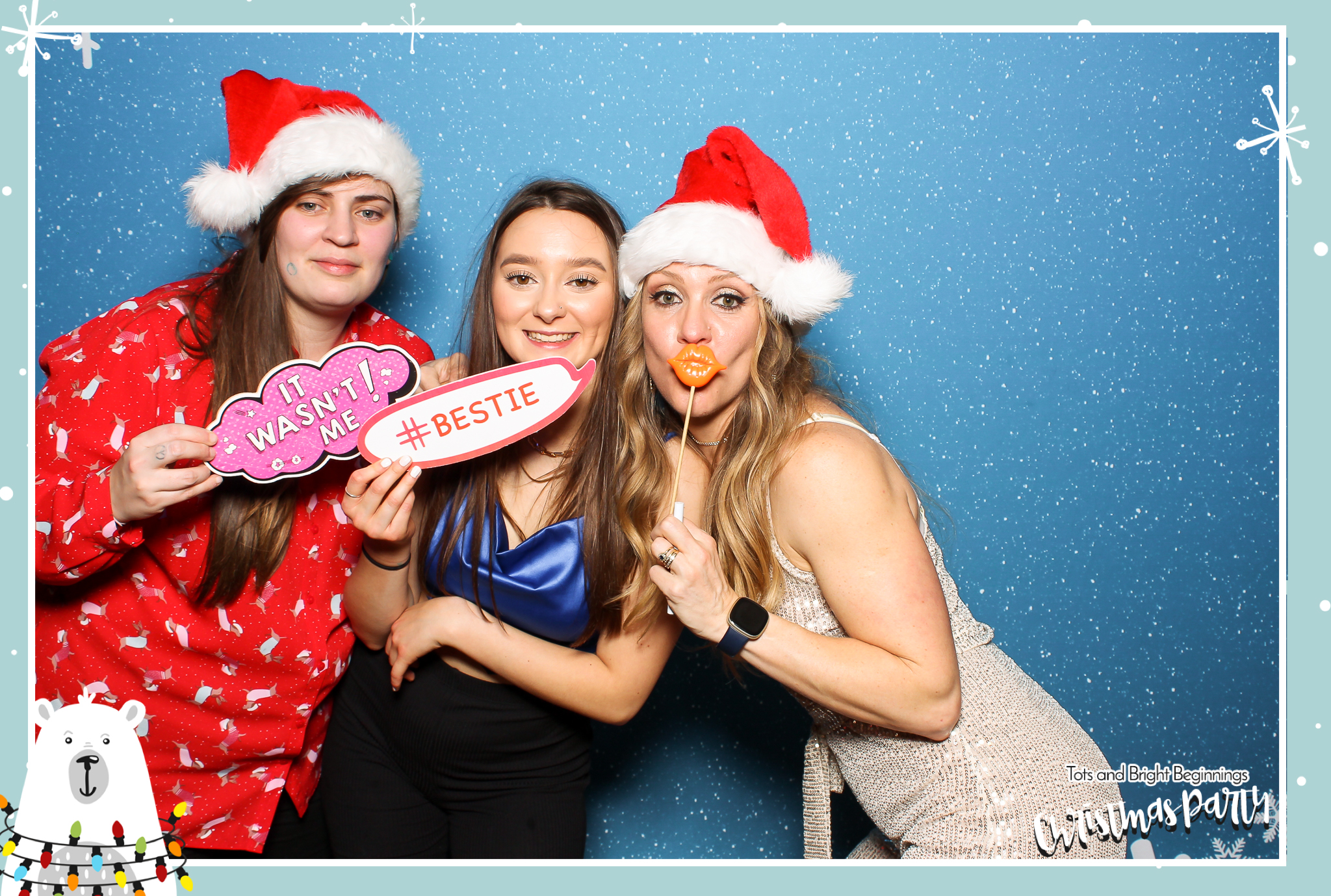 TOTS Christmas Party - Classic Open Booth | View more photos from the event at gallery.freshbooths.com/u/FreshBooths/TOTS-Christmas-Party-Classic-Open-Booth