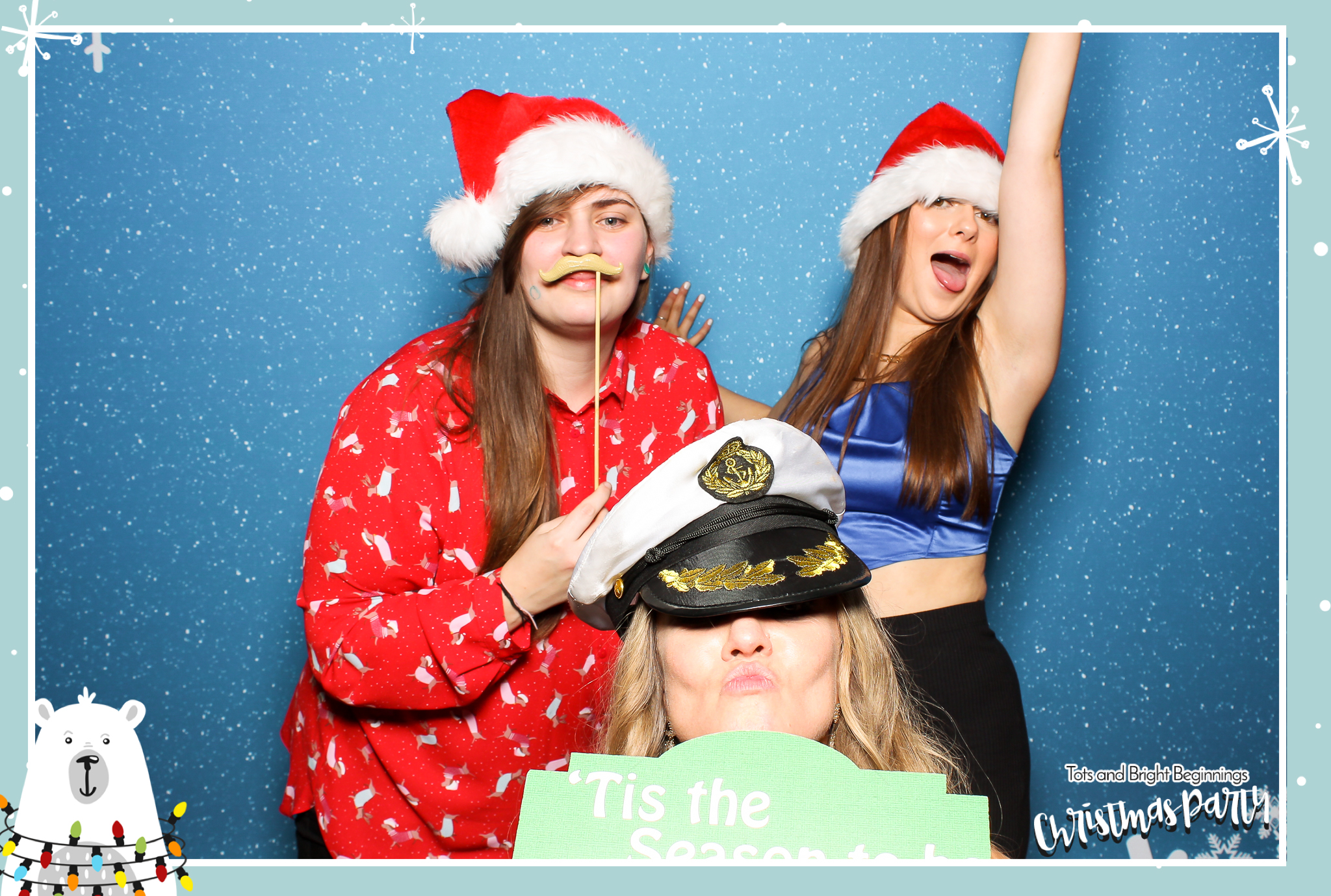 TOTS Christmas Party - Classic Open Booth | View more photos from the event at gallery.freshbooths.com/u/FreshBooths/TOTS-Christmas-Party-Classic-Open-Booth