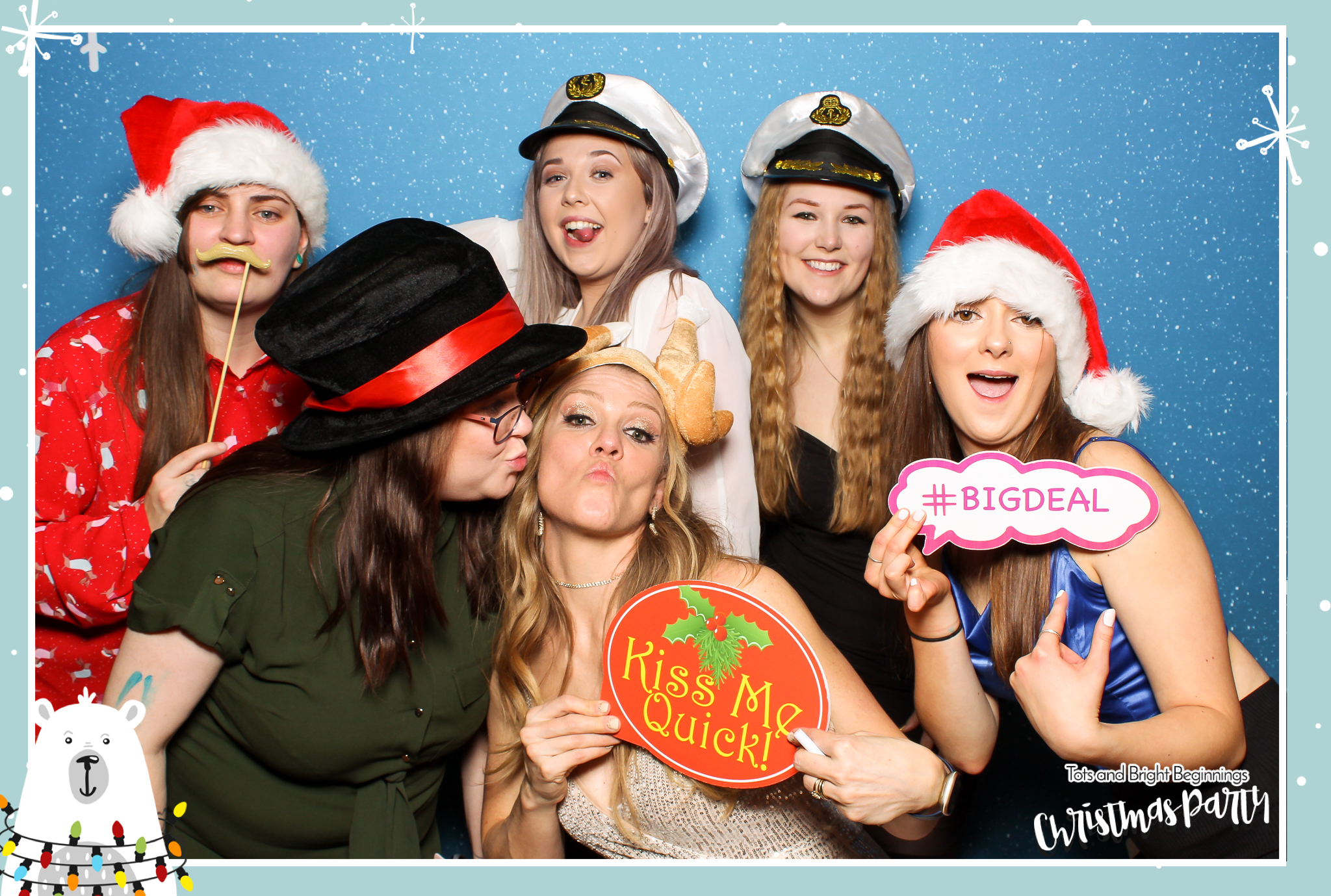 TOTS Christmas Party - Classic Open Booth | View more photos from the event at gallery.freshbooths.com/u/FreshBooths/TOTS-Christmas-Party-Classic-Open-Booth