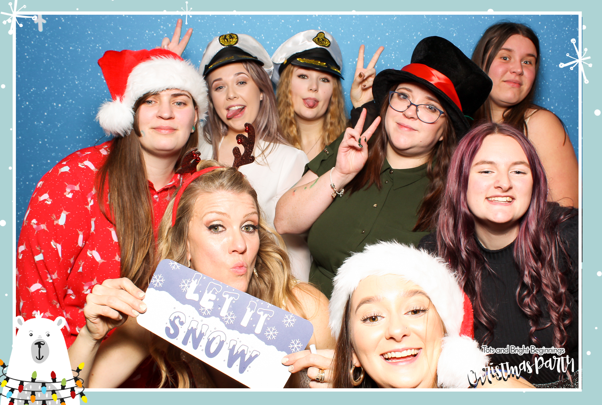 TOTS Christmas Party - Classic Open Booth | View more photos from the event at gallery.freshbooths.com/u/FreshBooths/TOTS-Christmas-Party-Classic-Open-Booth